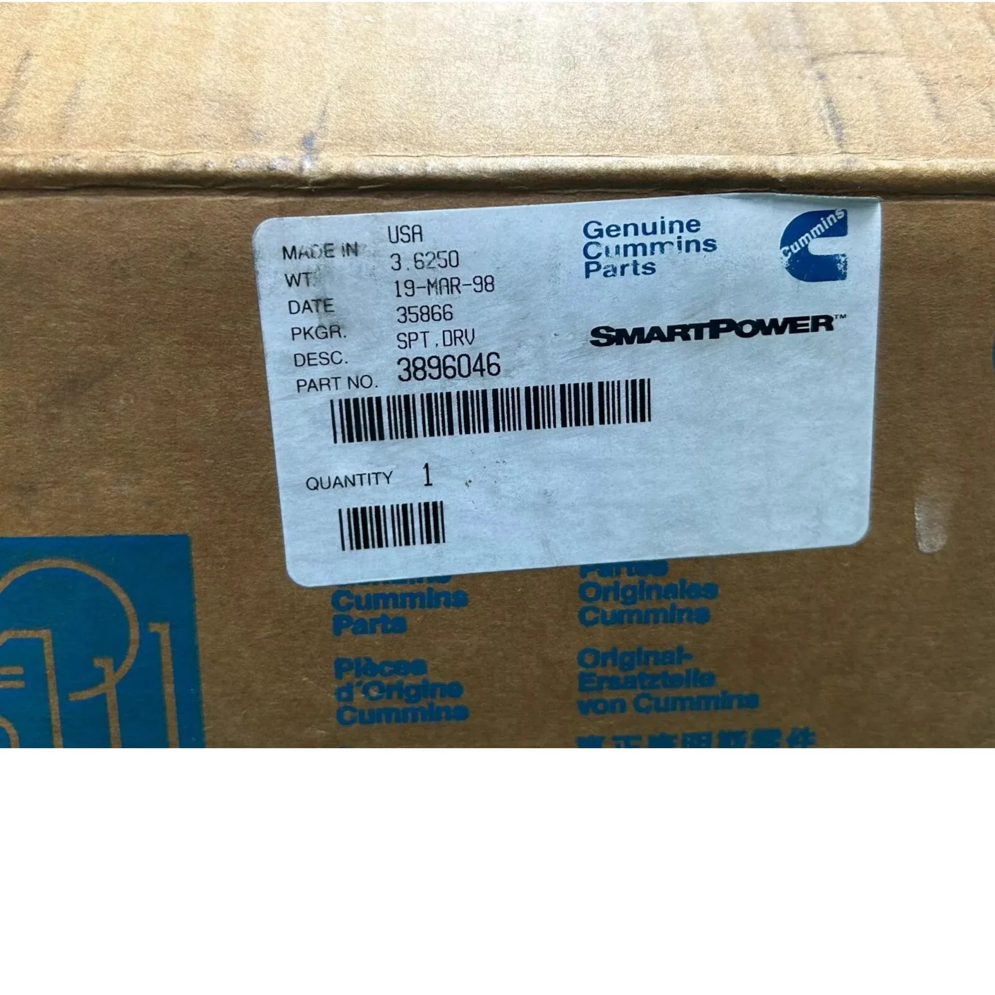 3045776 Genuine Cummins Accessory Drive Support
