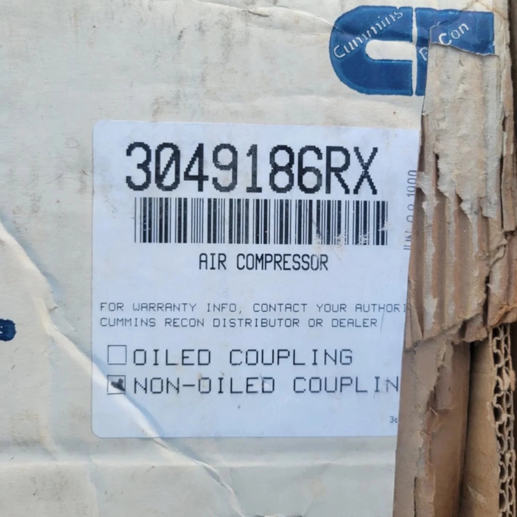 3049186RX Genuine Cummins Air Compressor