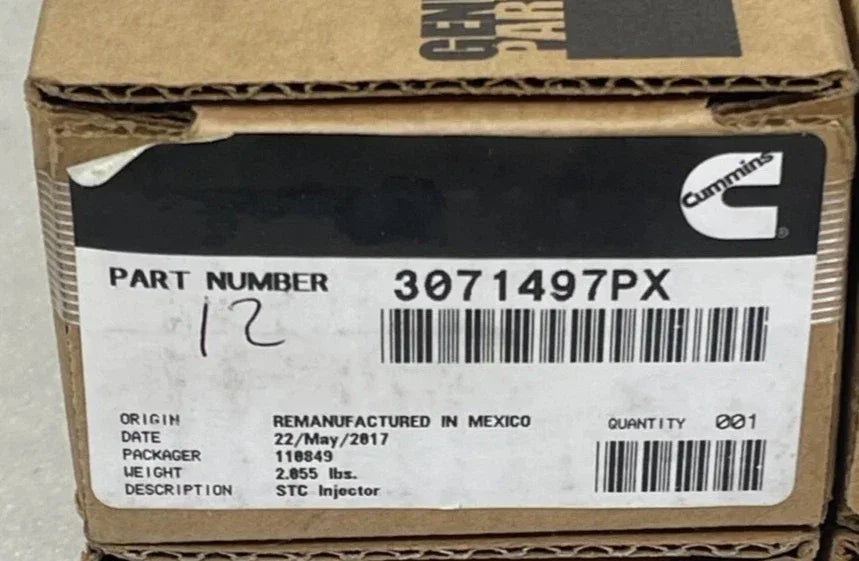 3064457 Genuine Cummins Set Of 6 Injectors