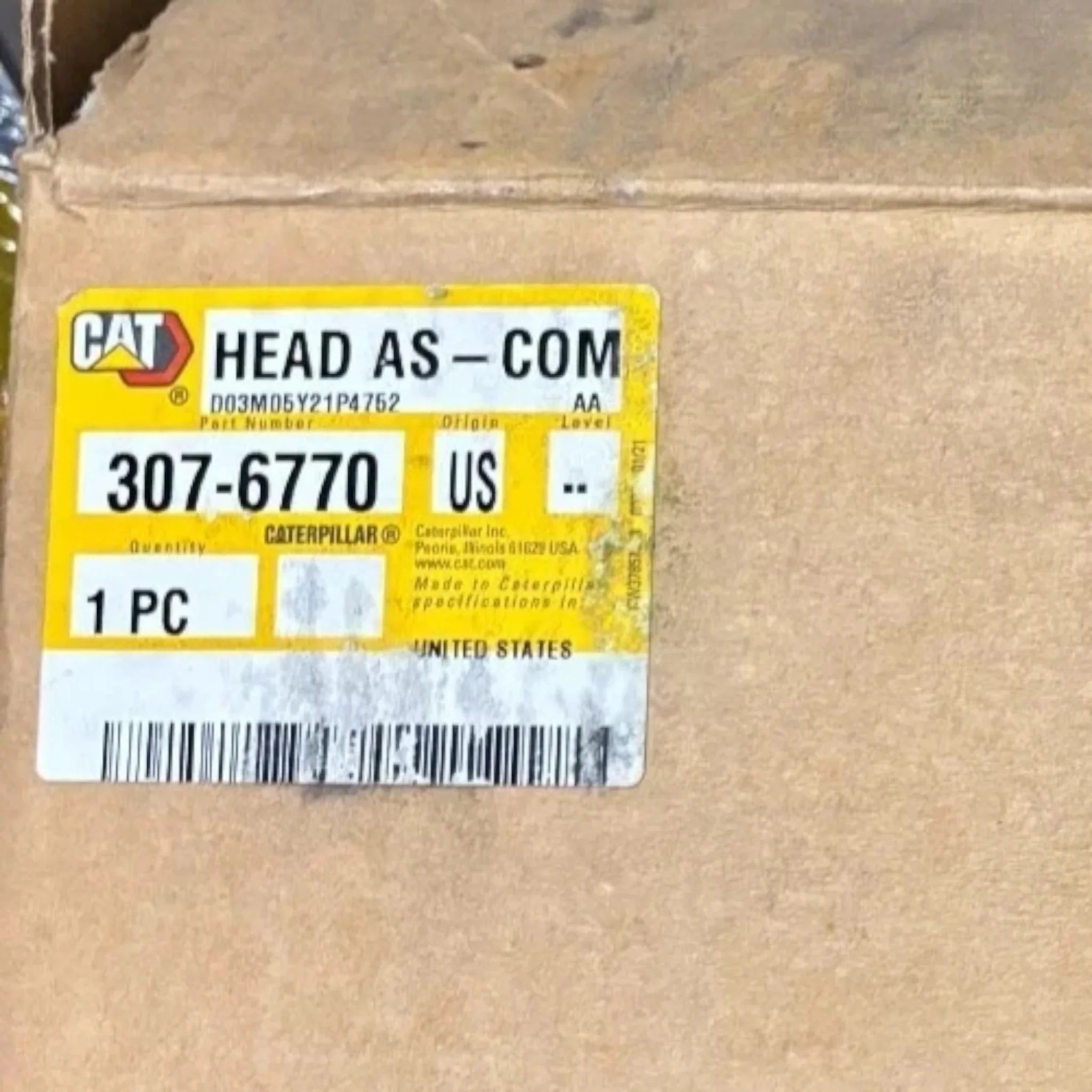 307-6770 Genuine CAT Exhaust Combustion Head
