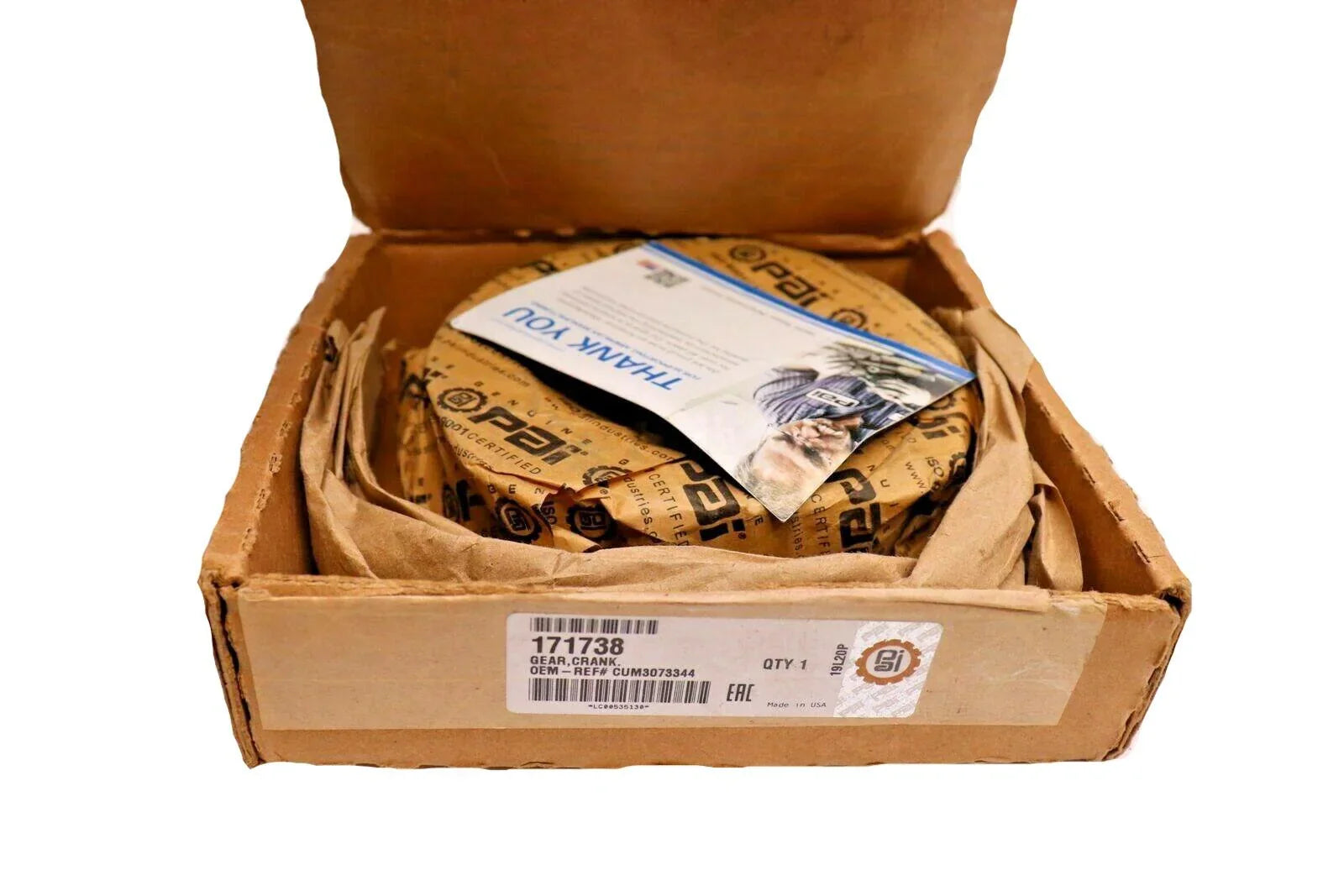 3073344 Pai Crankshaft Gear For Cummins