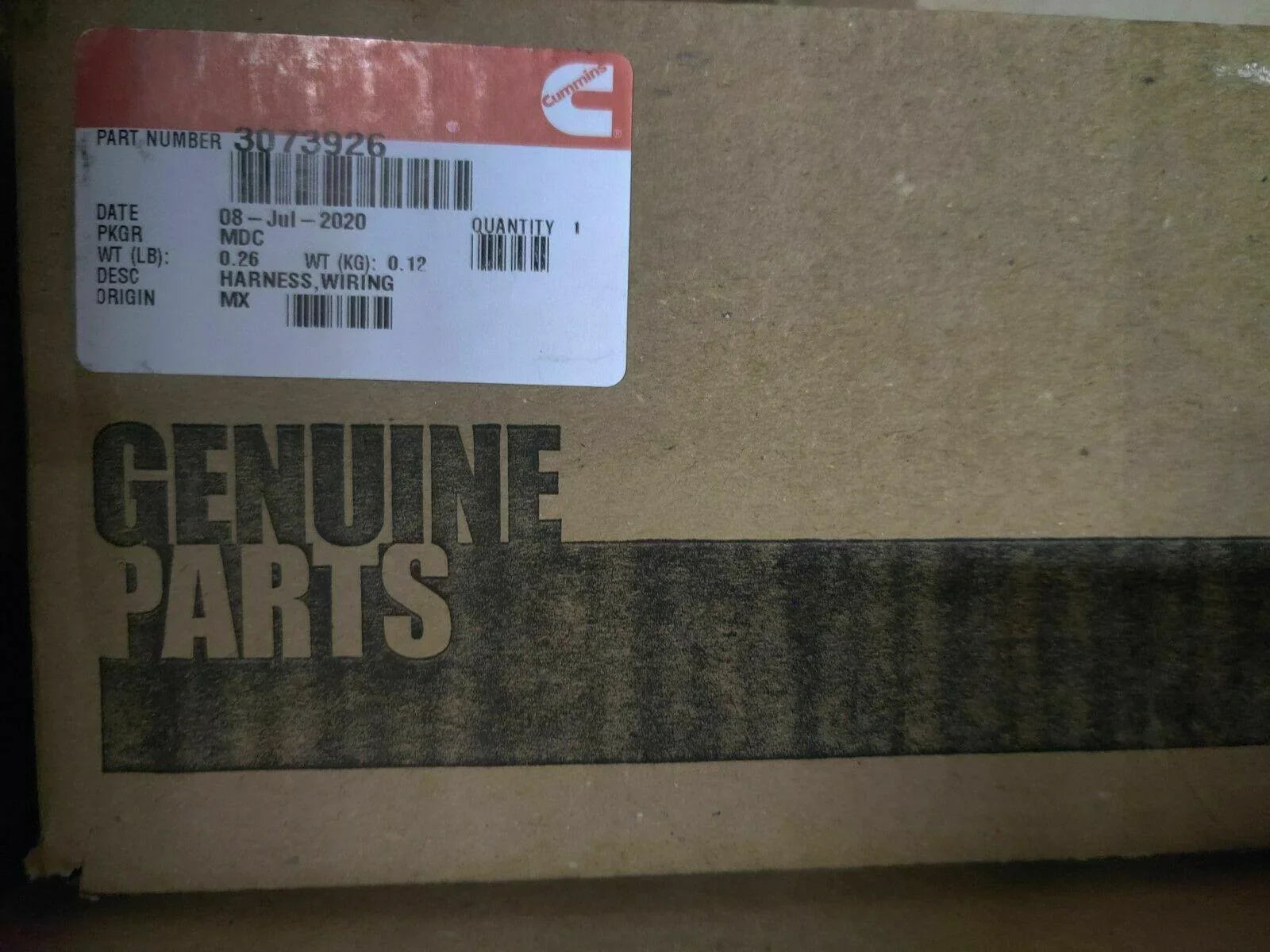 3073926 Genuine Cummins Harness Wi Ring For Cummins L10 Or M11