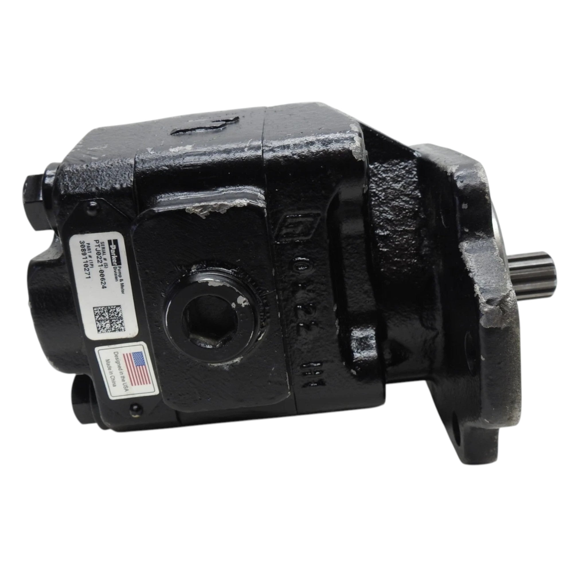 1132810 Genuine Parker P20 Gear Pump Bi-Rot Sae B 7/8
