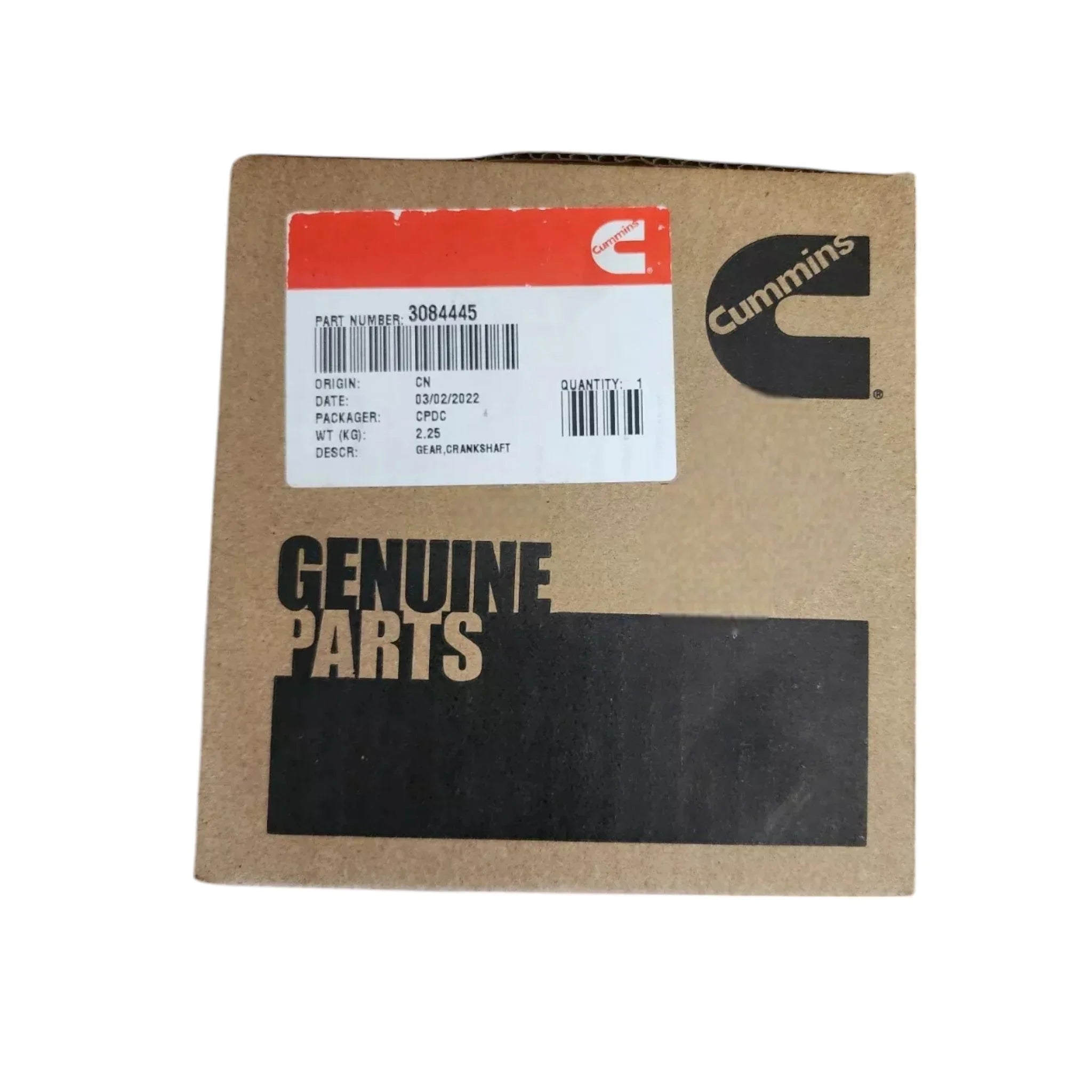 3084445 Genuine Cummins Crankshaft Gear