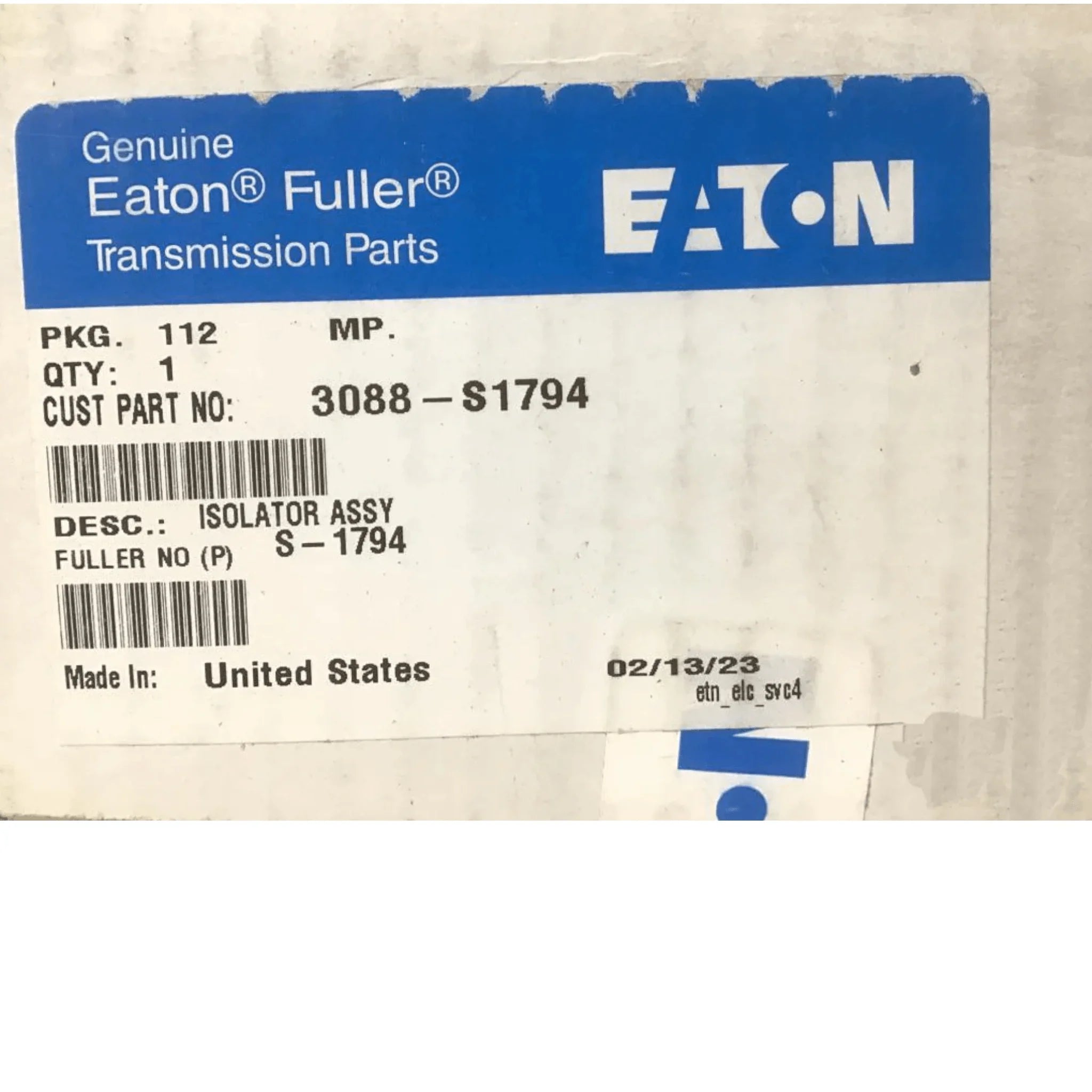 3088-S1794 Genuine Volvo/Mack Isolator Assy - Truck To Trailer