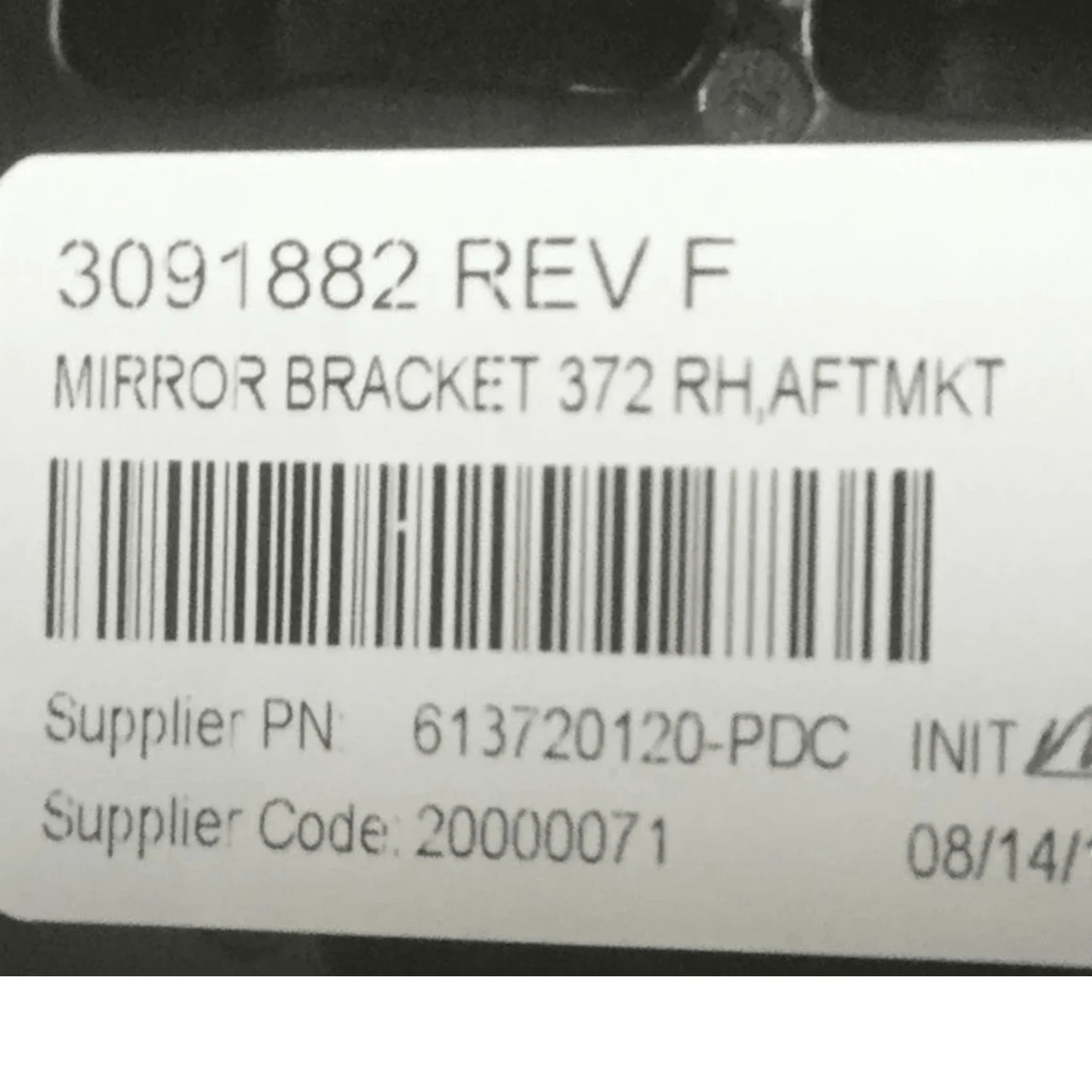 3091882 Genuine Volvo Mirror Brace - Truck To Trailer