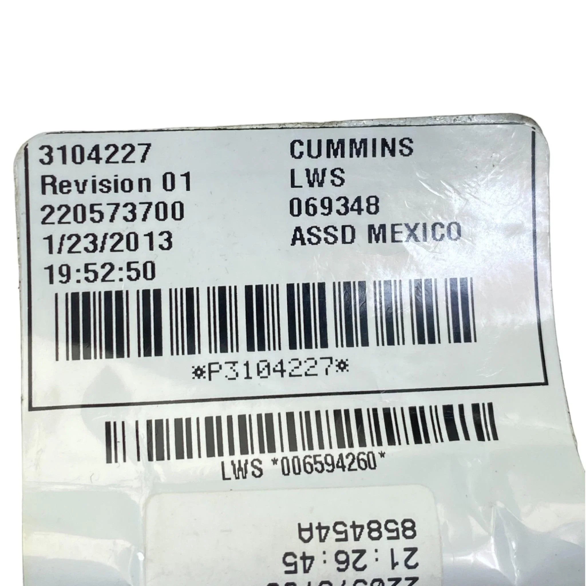 3104227 Genuine Cummins Wiring Harness
