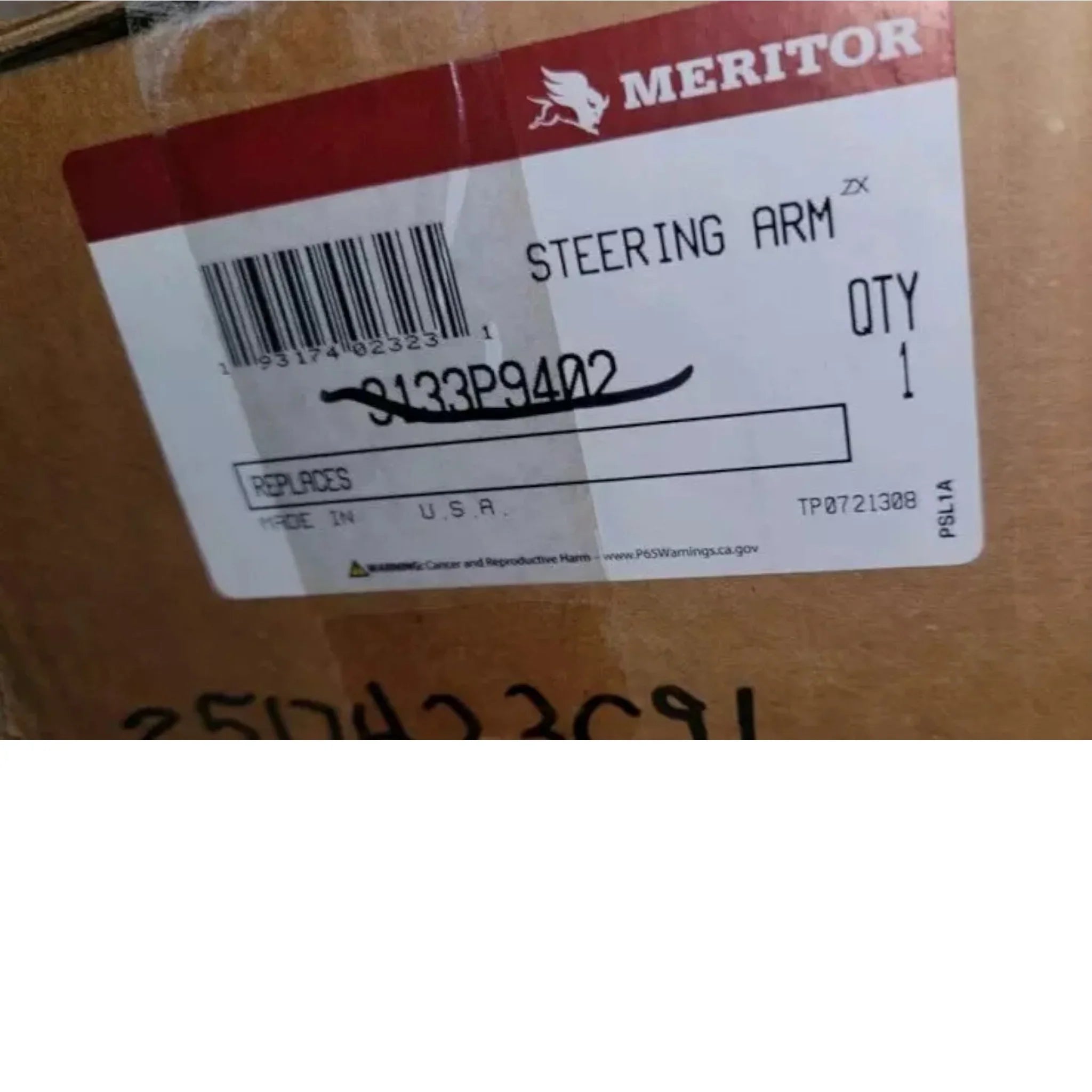 3133P9402 Genuine Meritor Front Axle Steering Arm