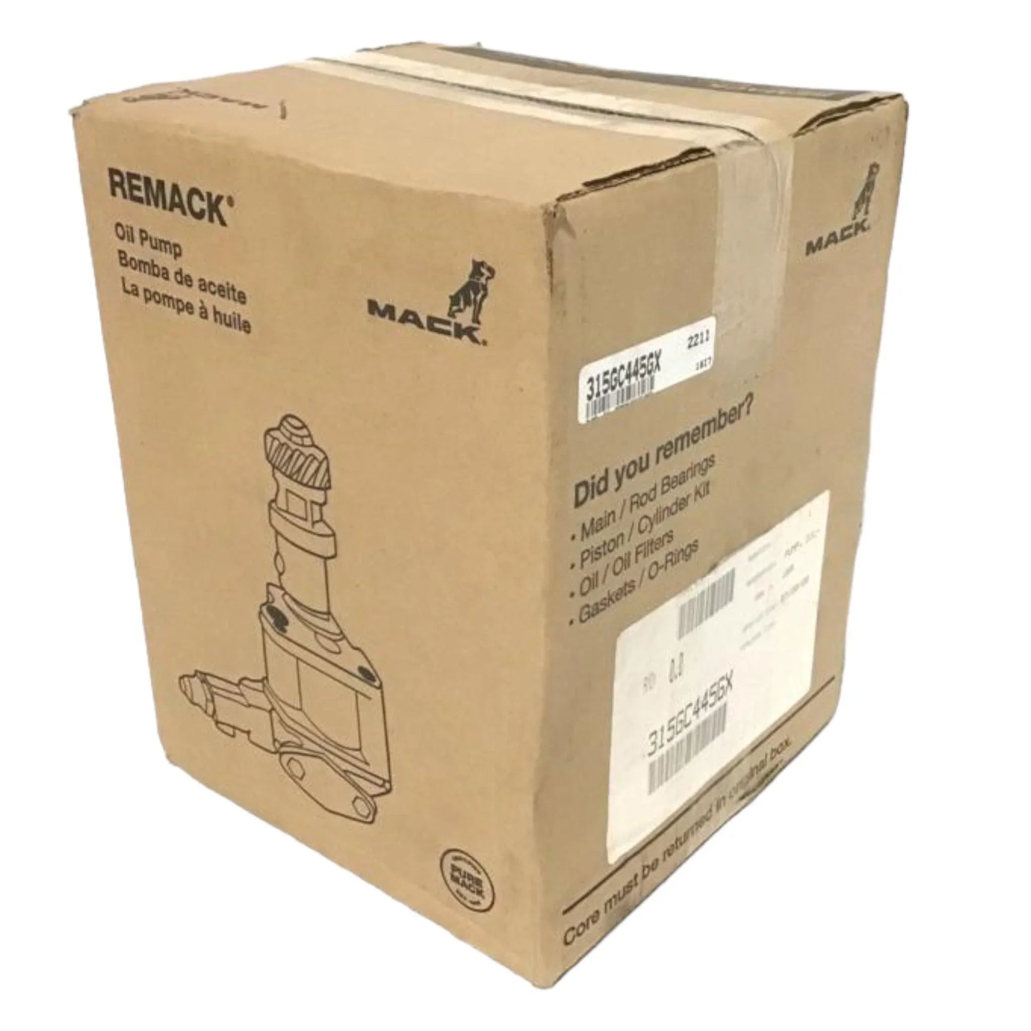 315GC445GX Genuine Volvo Pump Oil-Remanufactured - Truck To Trailer
