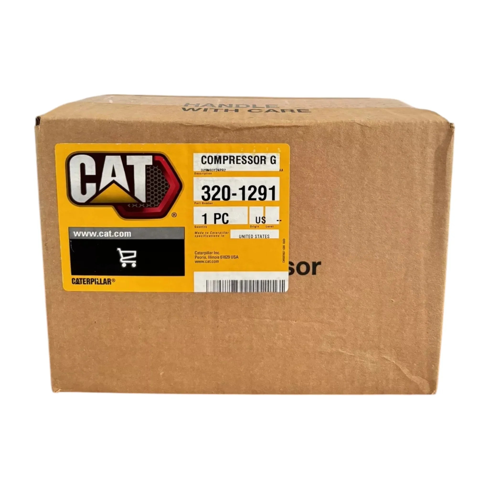 3201291 CAT 24 Volt Basic Clutch And Refrigerant Compressor