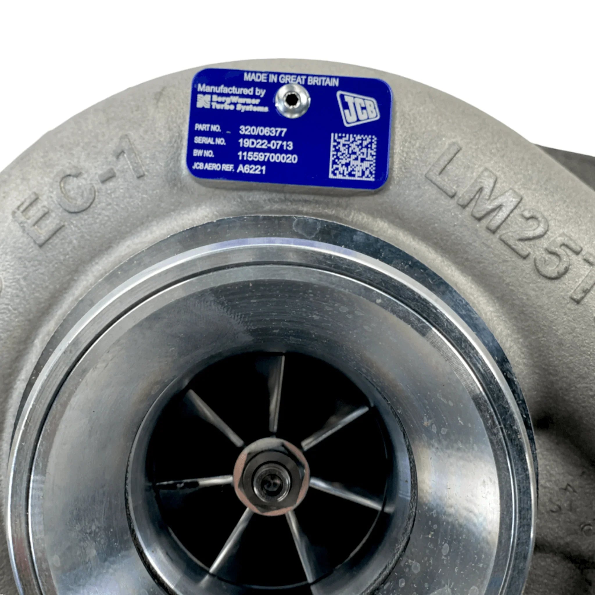 320/06377 Genuine JCB Turbocharger With Actuator BV55