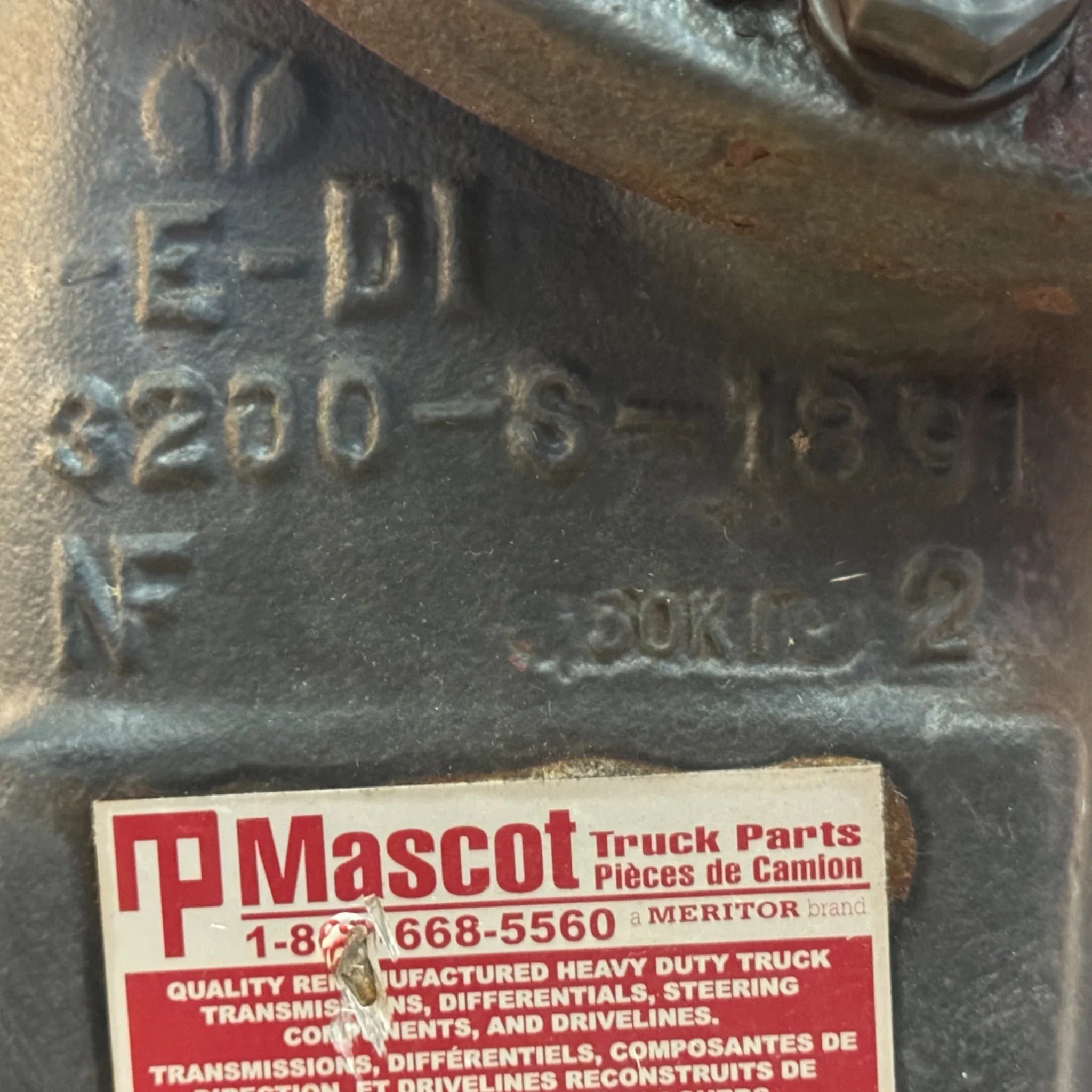 3200S1891 Genuine Meritor Rear Differential Assembly