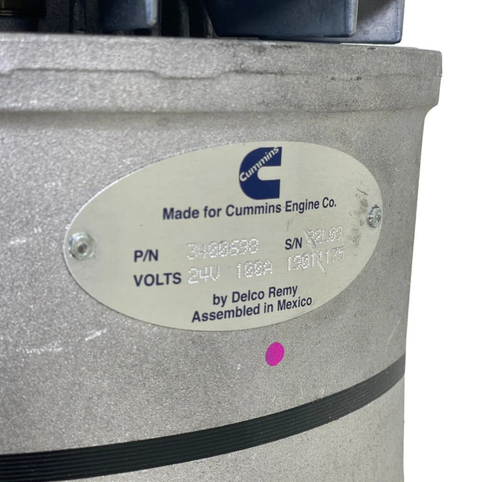321-769 Genuine Cummins Alternator 33SI 24V 100A