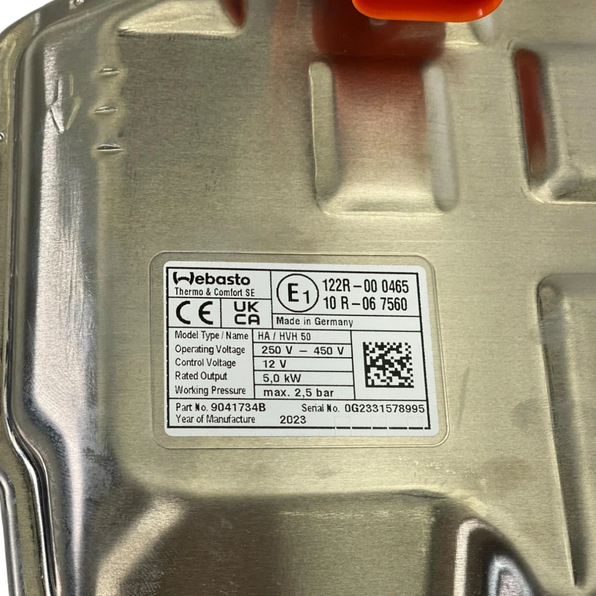 32369038 Genuine Volvo High Volt Coolant Heater