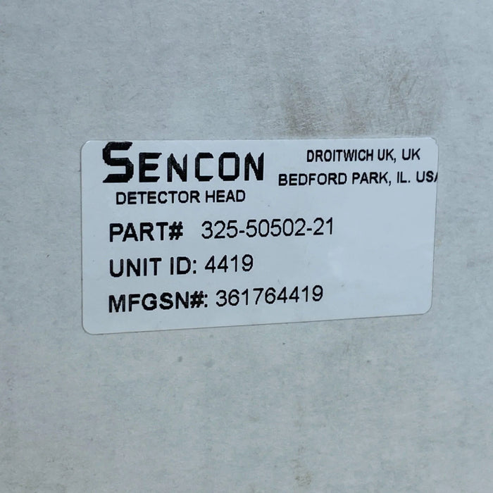 325-50502-21 Genuine Sencon Detector Head