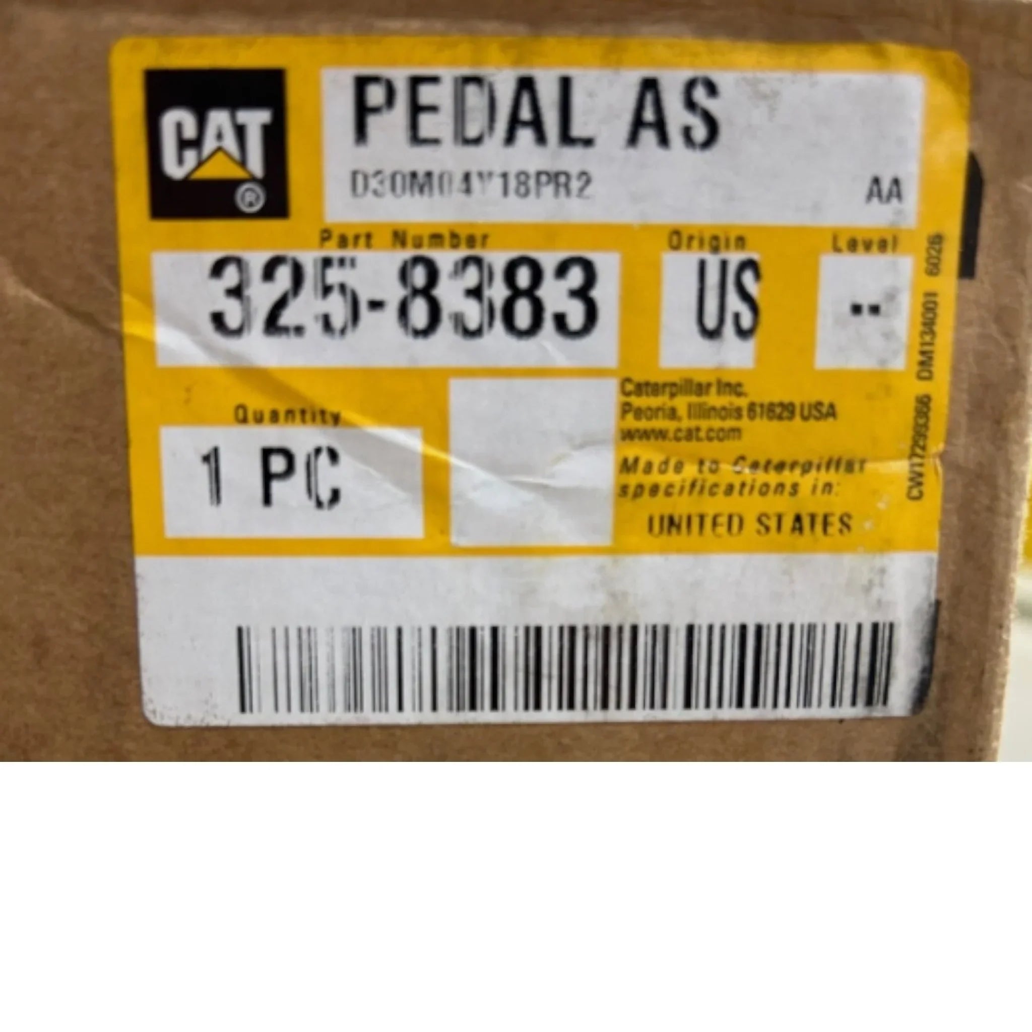 325-8383 CAT Governor Pedal