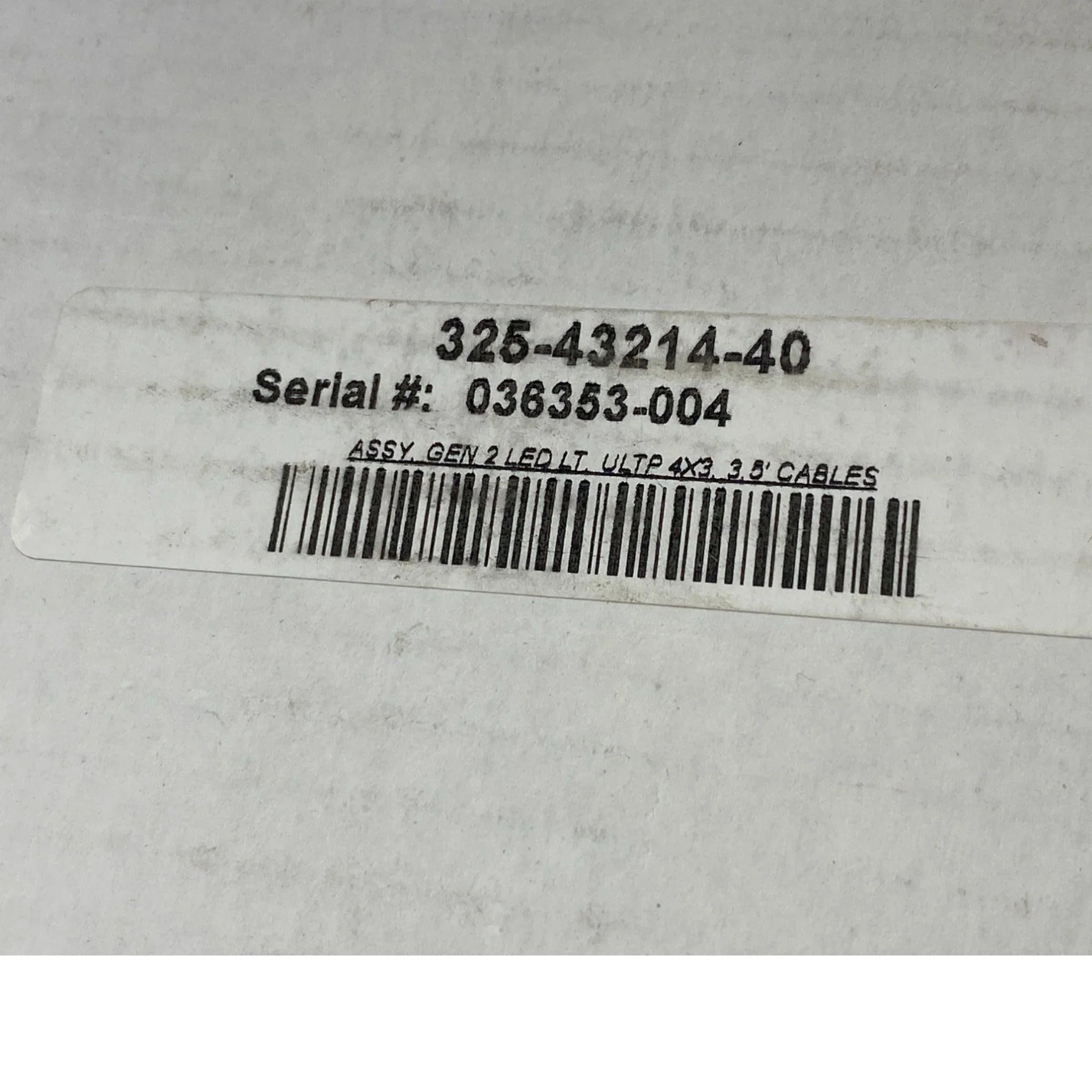 3254321440 Genuine Sencon Led Light Sensor Gen 2 Assembly