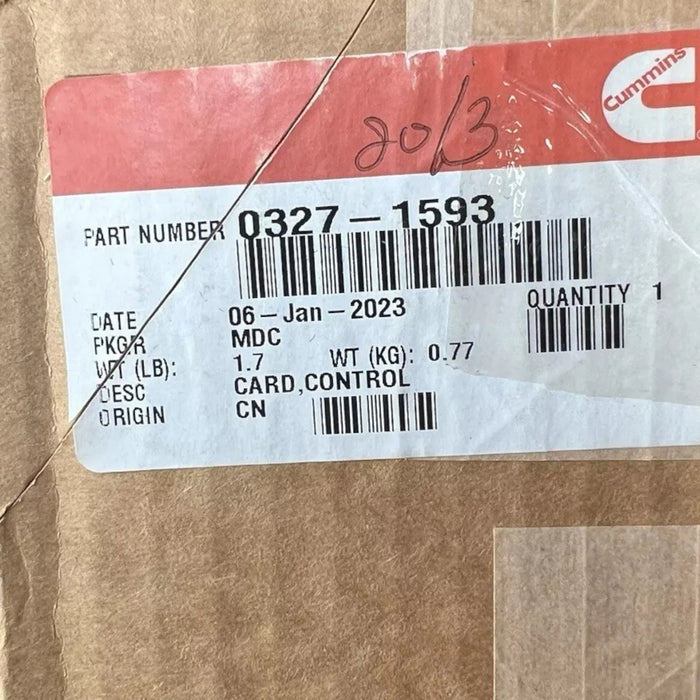 327-1593 Genuine Cummins PCB Card Control