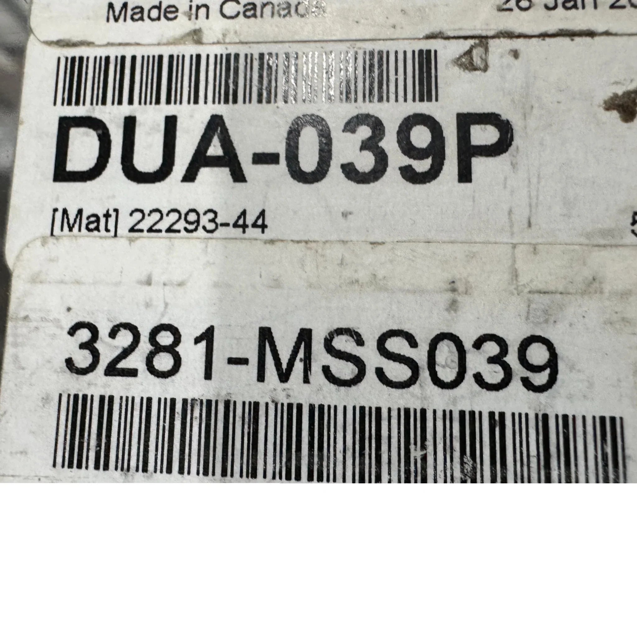 3281-MSS039 Genuine Mack Oval Light Swing Plate