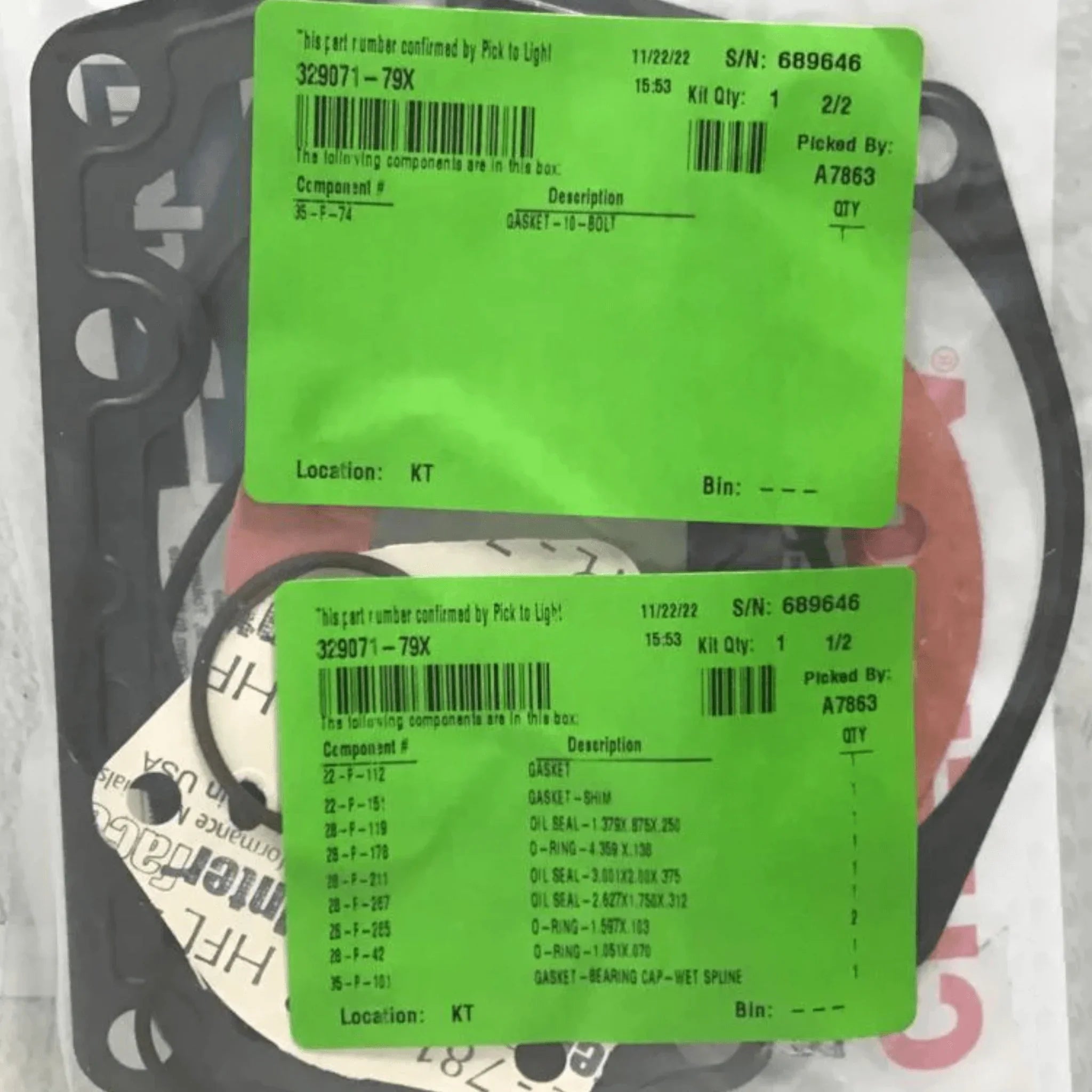 32907179X Genuine Volvo Kit-Gasket And Seal - Truck To Trailer