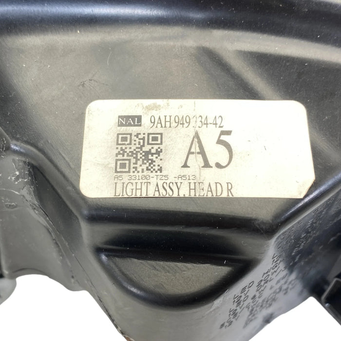 33100-TZ5-A51 Genuine Acura Right Headlight