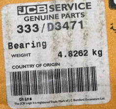 333D3471 JCB Bearing