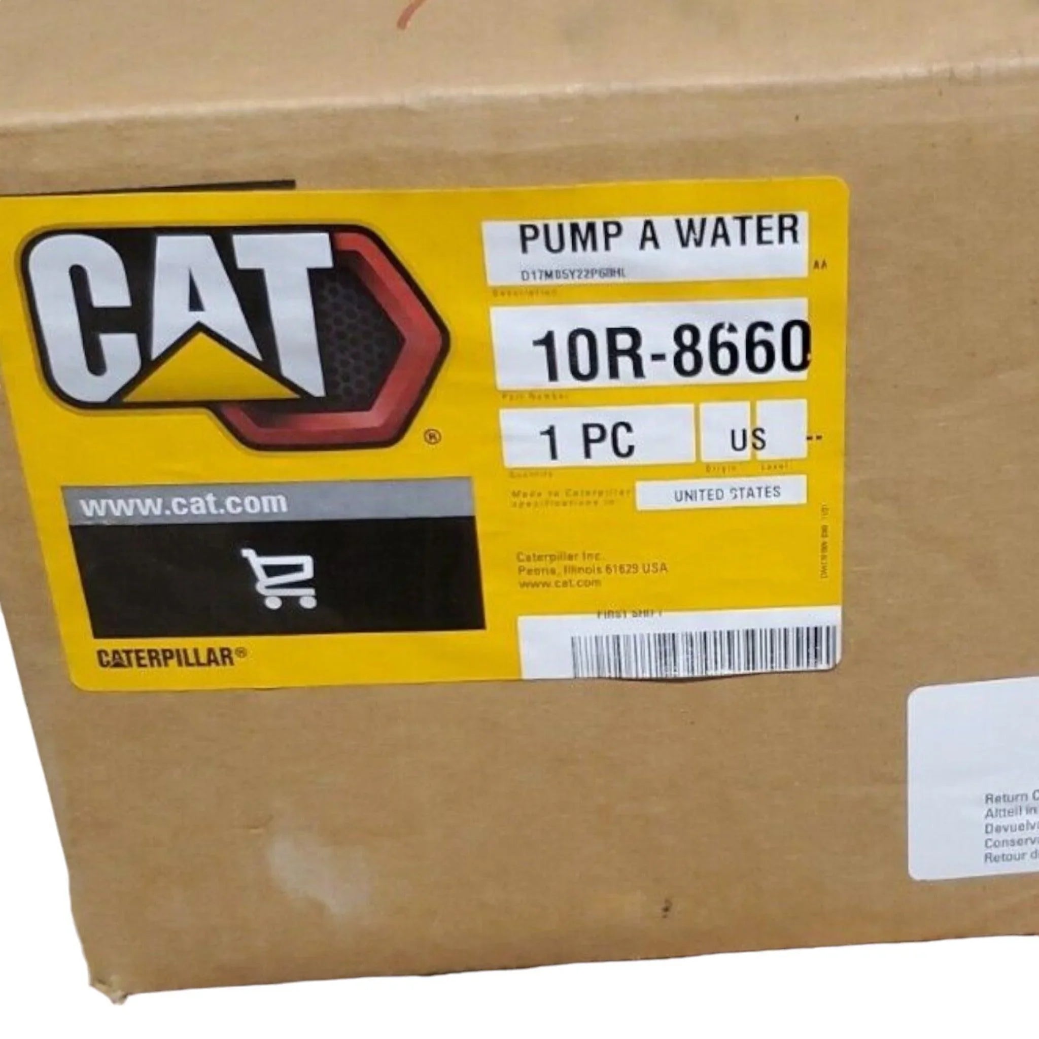 3362213 Genuine Cat Water Pump For Caterpillar C15 C18