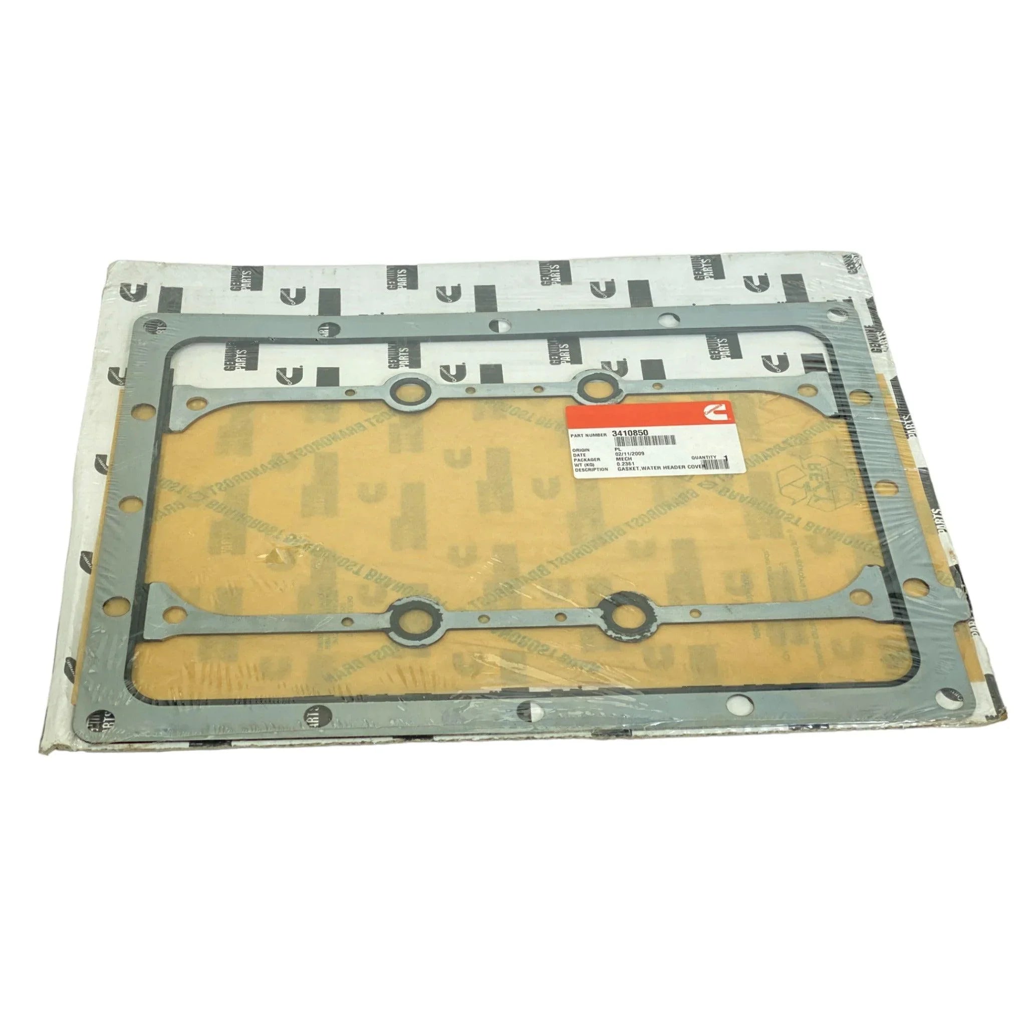 3410850 Genuine Cummins Water Header Cover Gasket