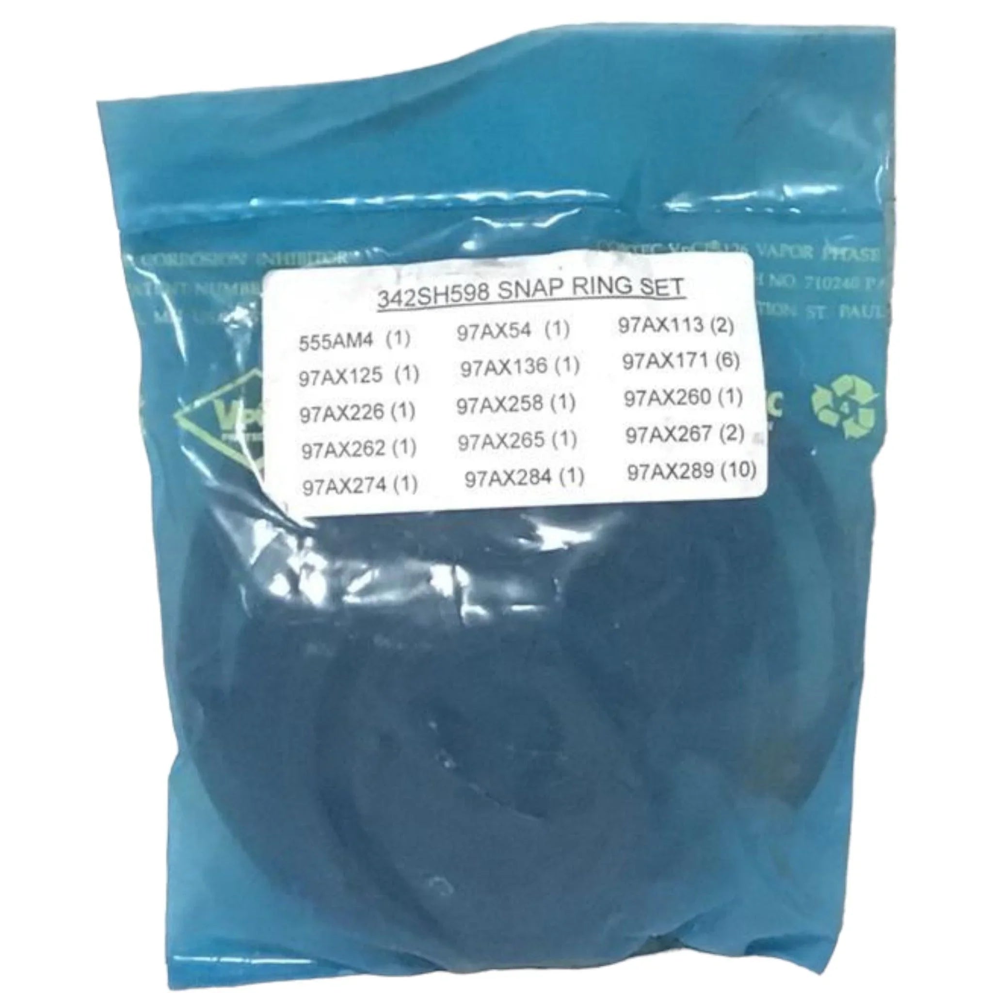 342SH598 Genuine Volvo Set Snap Ring - Truck To Trailer