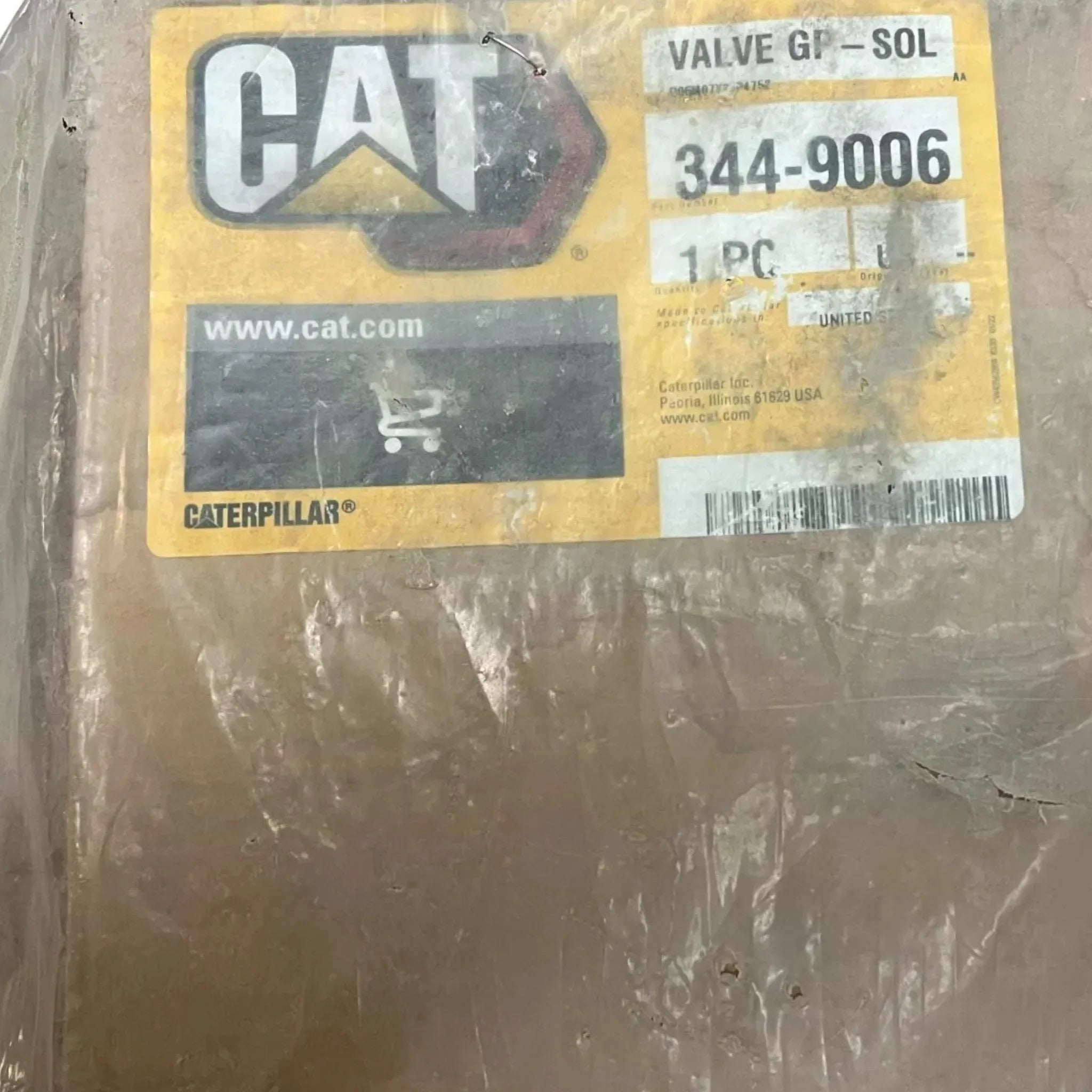 344-9006 CAT 24v Solenoid & Relief Valve