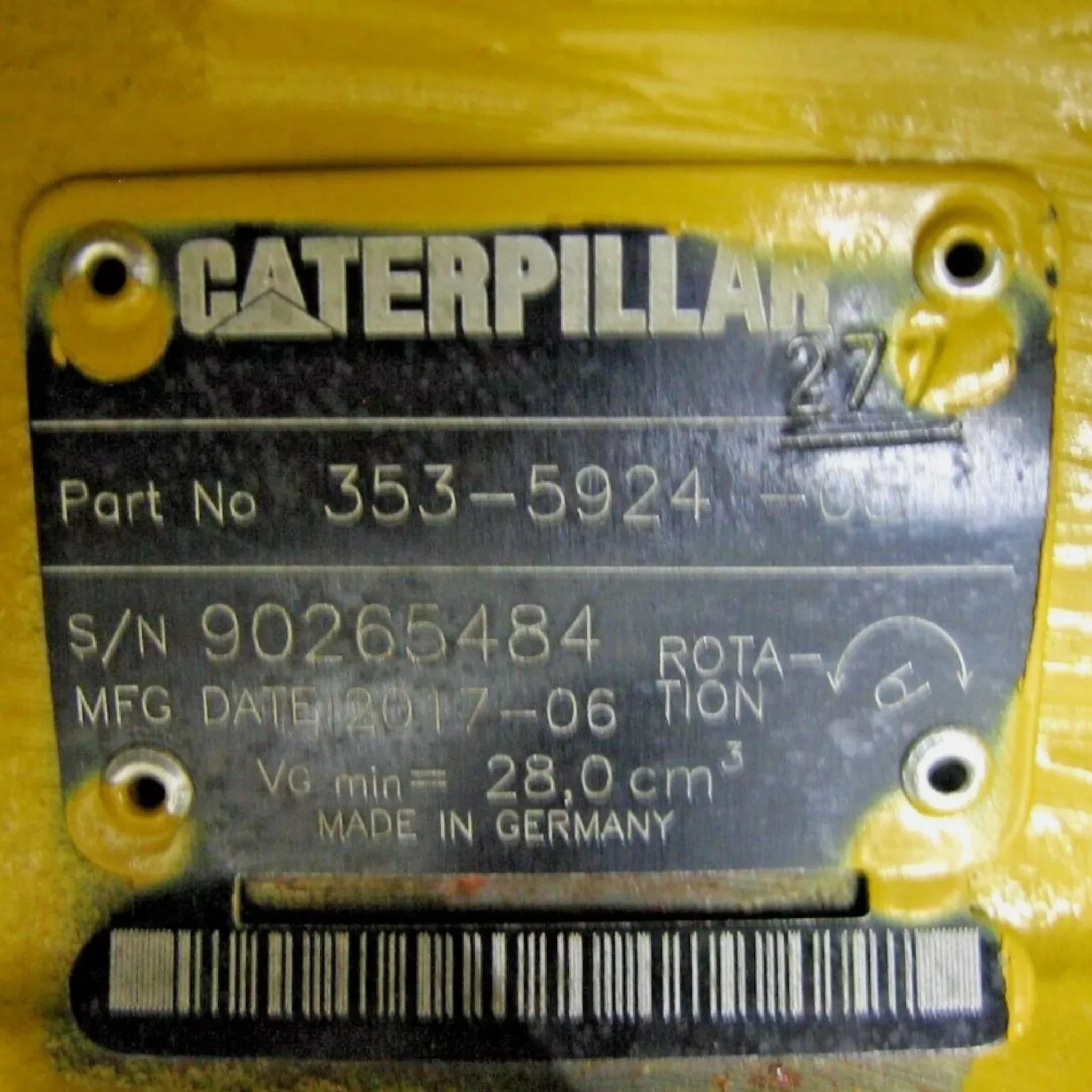 3535924 CAT Motor GP-PSV