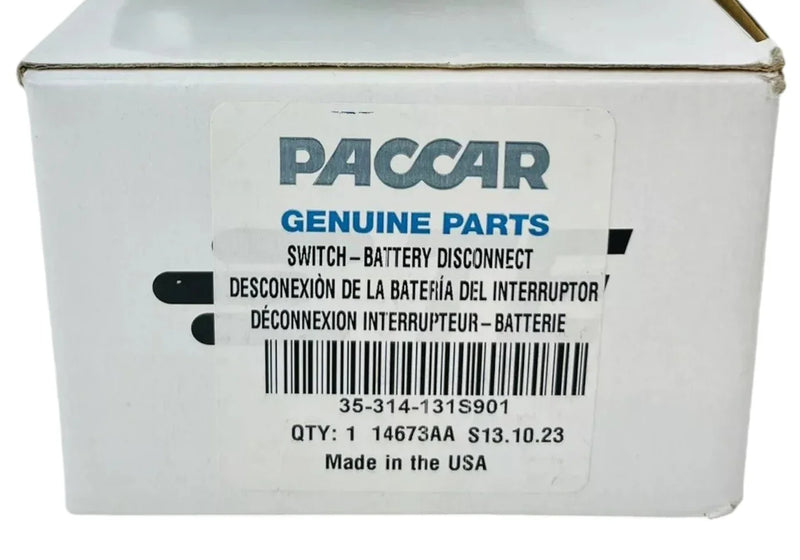 35314131S901 Genuine Paccar Battery Disconnect Switch