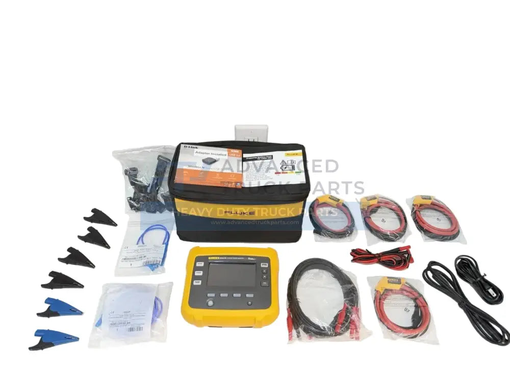 3540 FC Genuine Fluke 3-Phase Power Monitor W/ Accessories - Displays
