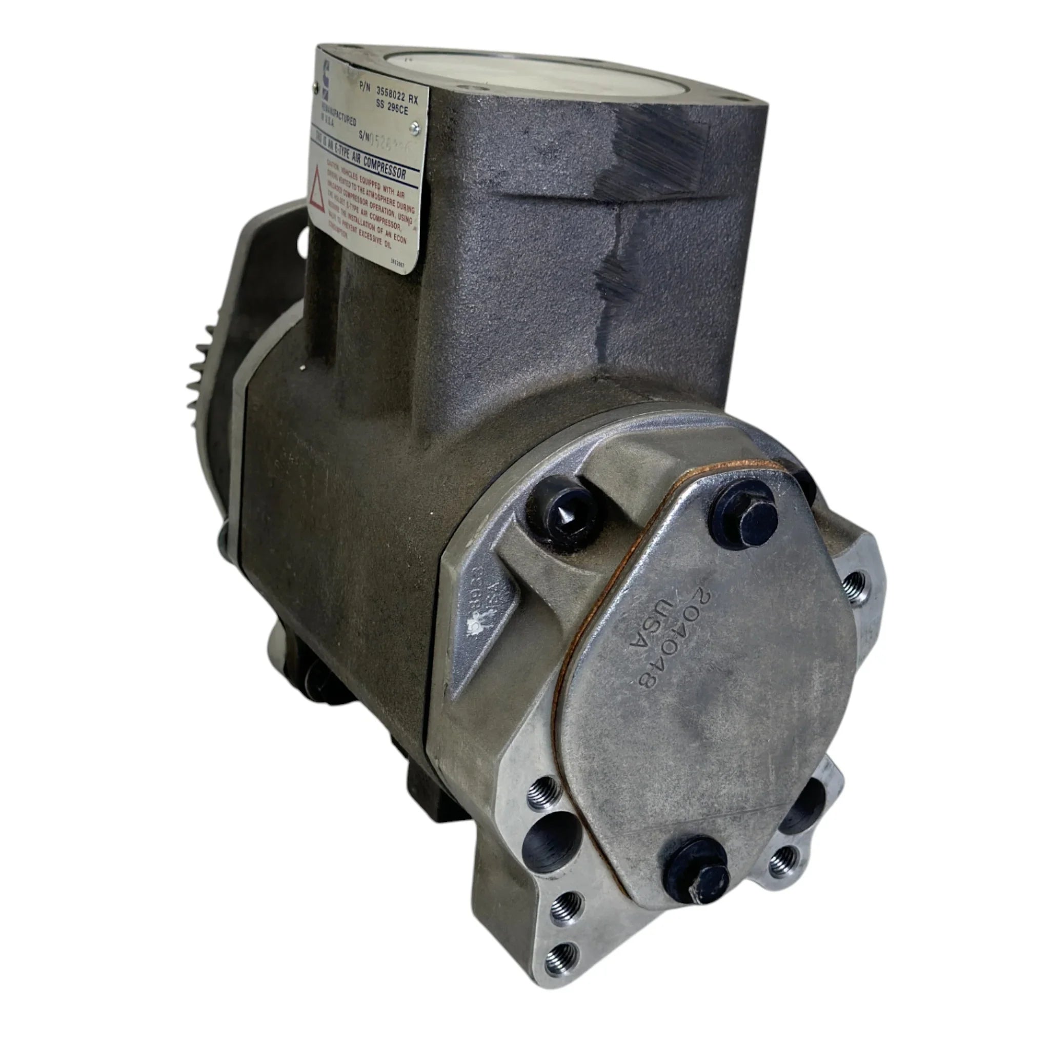 3558022 Genuine Cummins Air Compressor W/O Cylinder Head