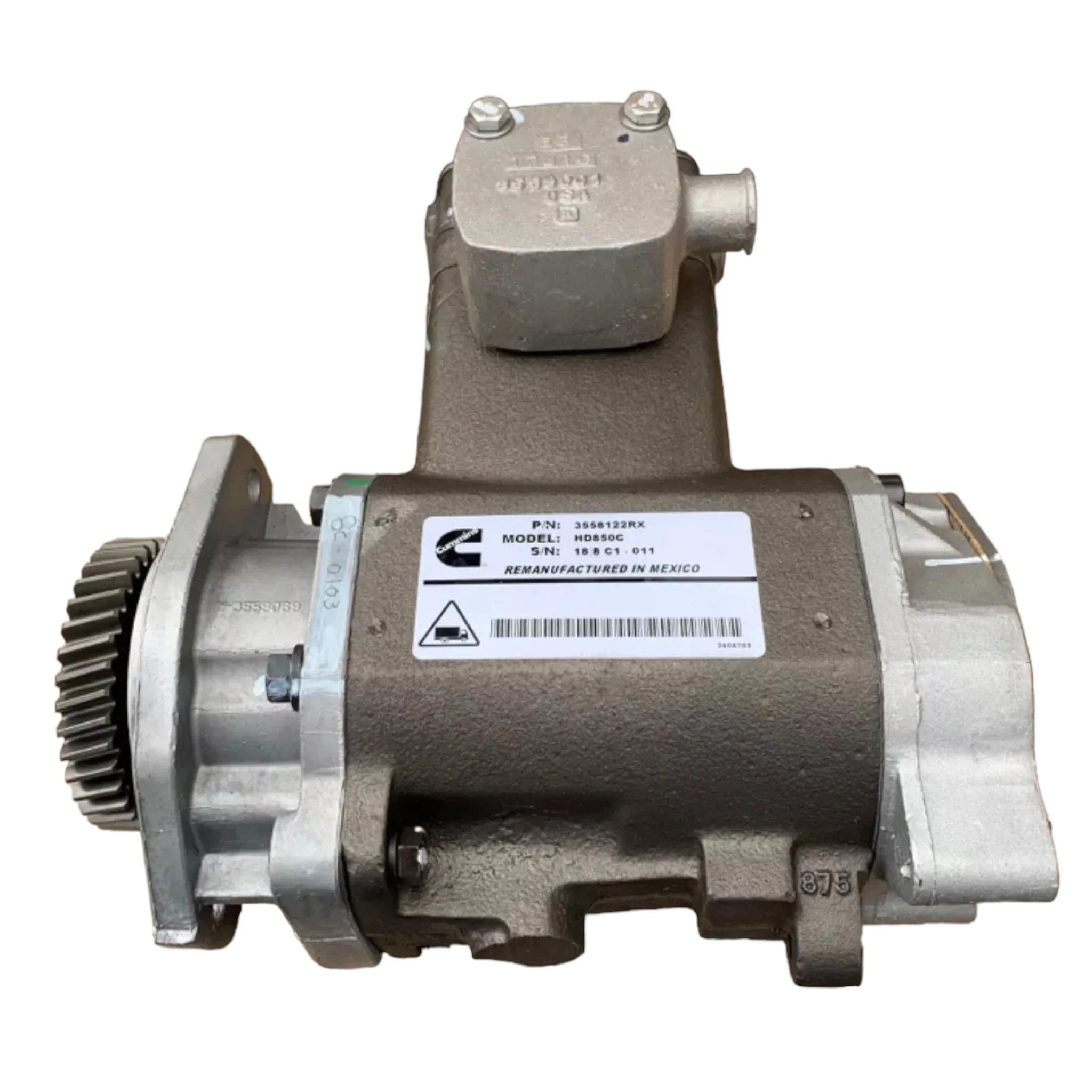 R9553558122X Genuine Cummins Air Compressor HD850C
