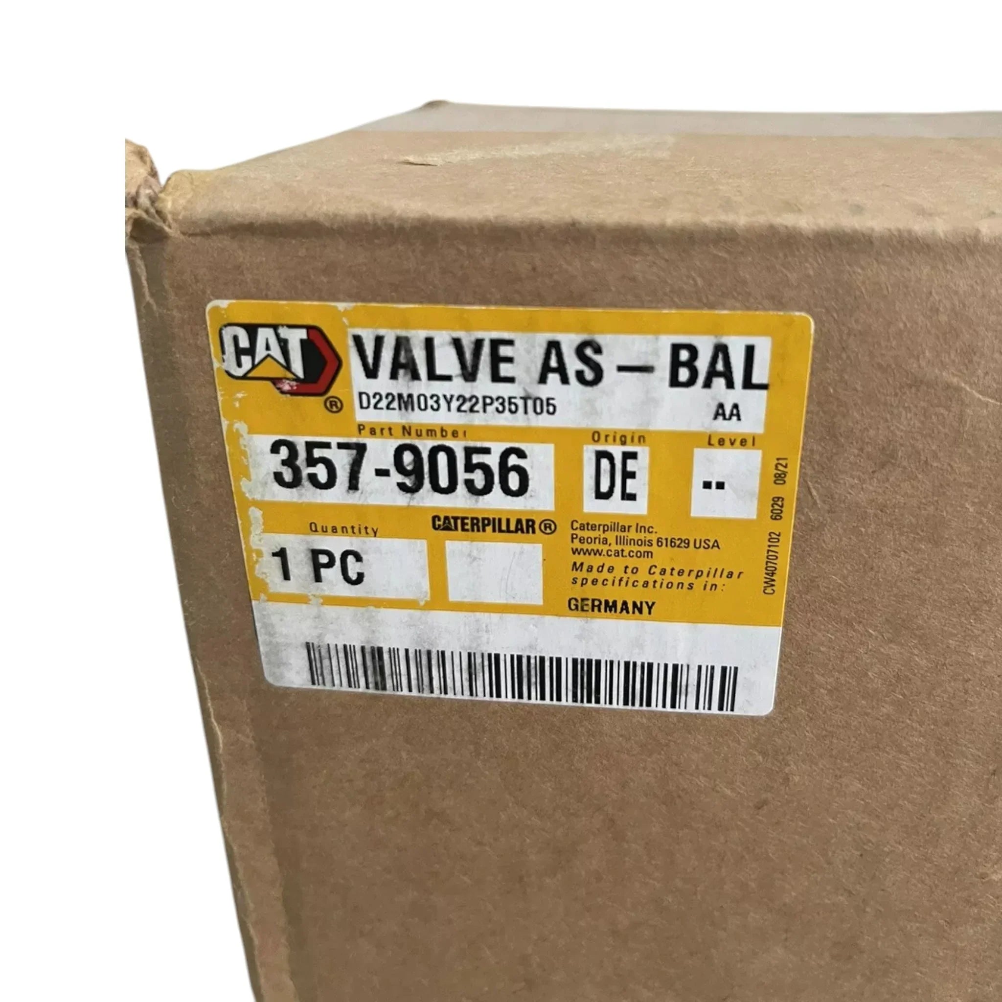 357-9056 CAT Valve Assembly-Ball