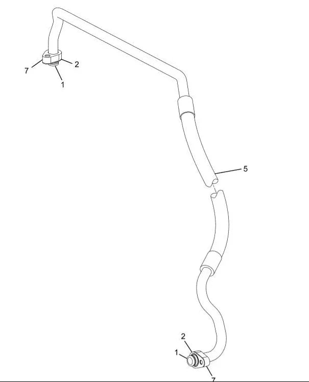 3582986C92 Genuine International Air Condition Hose