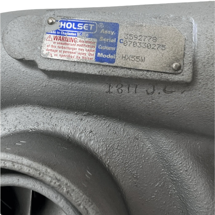 3592778 Genuine Cummins Turbocharger HX55W