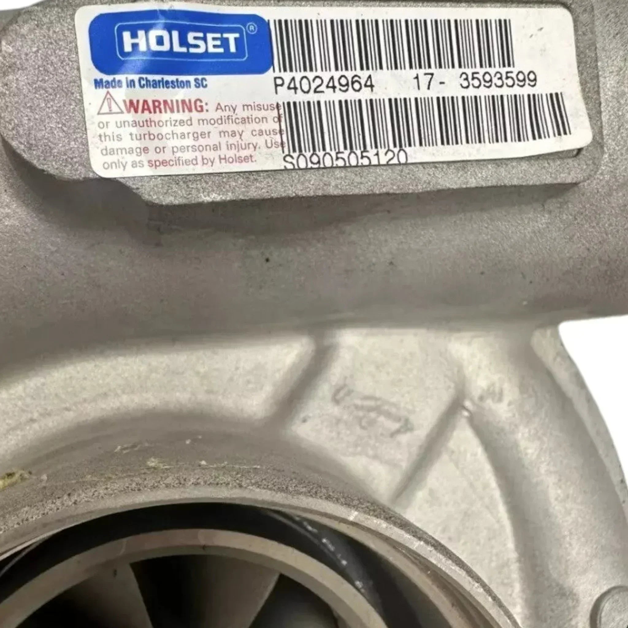 3593600 Genuine Cummins Turbocharger HX55W