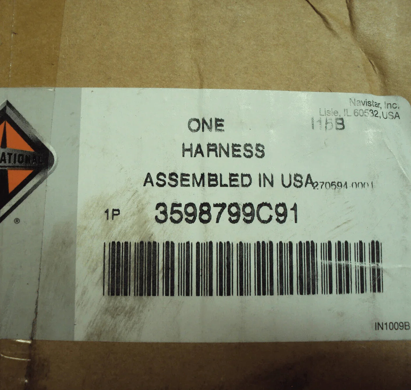 3598799C91 Genuine InternationalHarness Electrical Main*