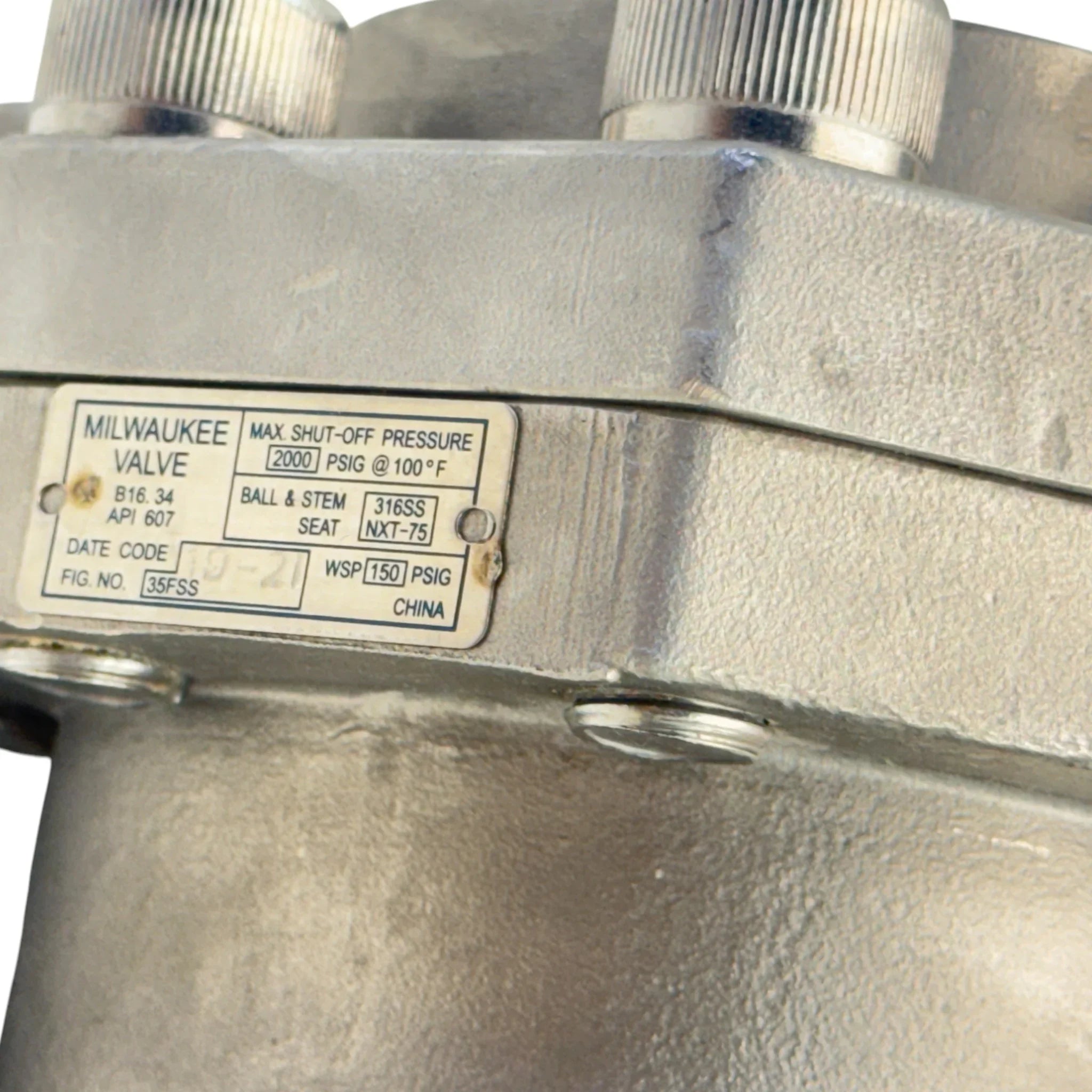 35FSSN0LL-200 Genuine Milwaukee Manual 2 Way Valve