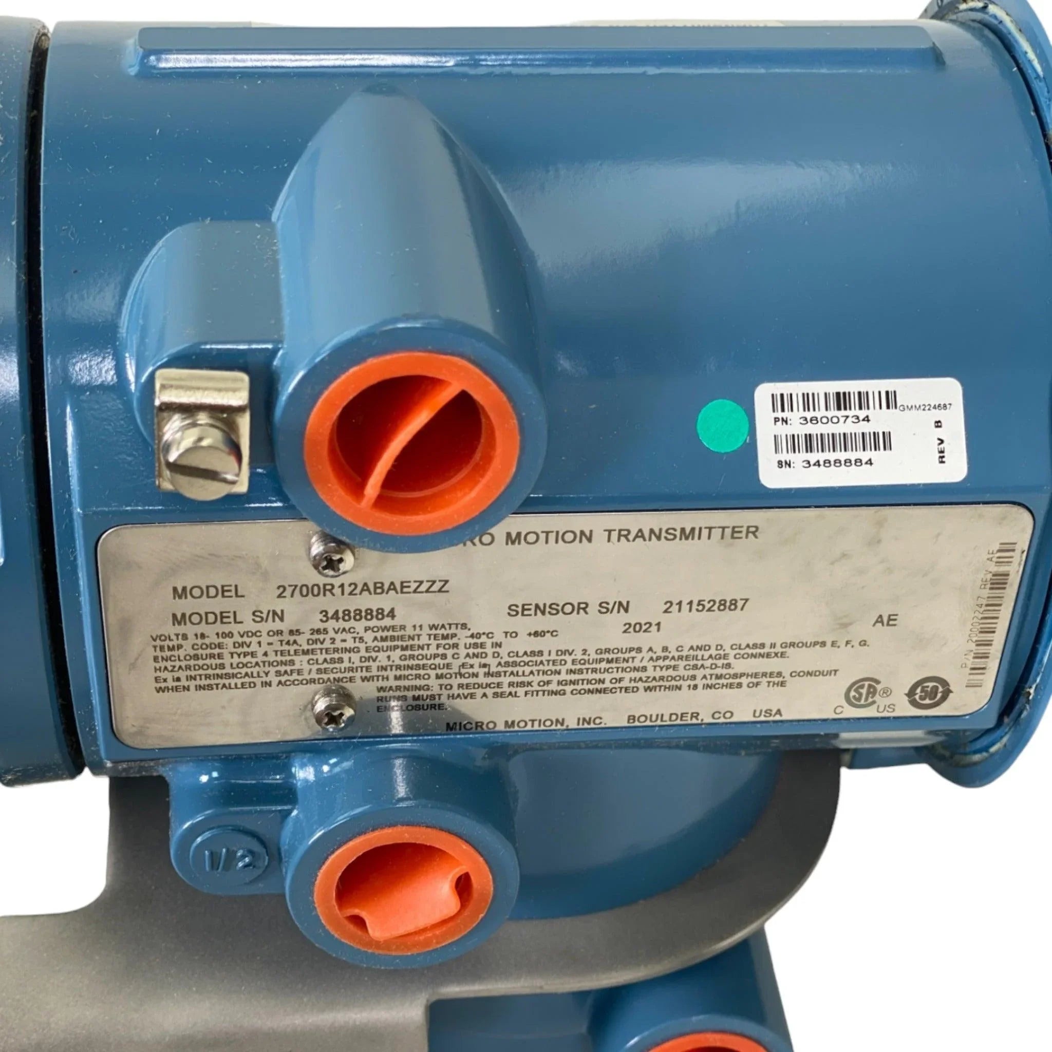 3600734 Micro Motion Flow Transmitter