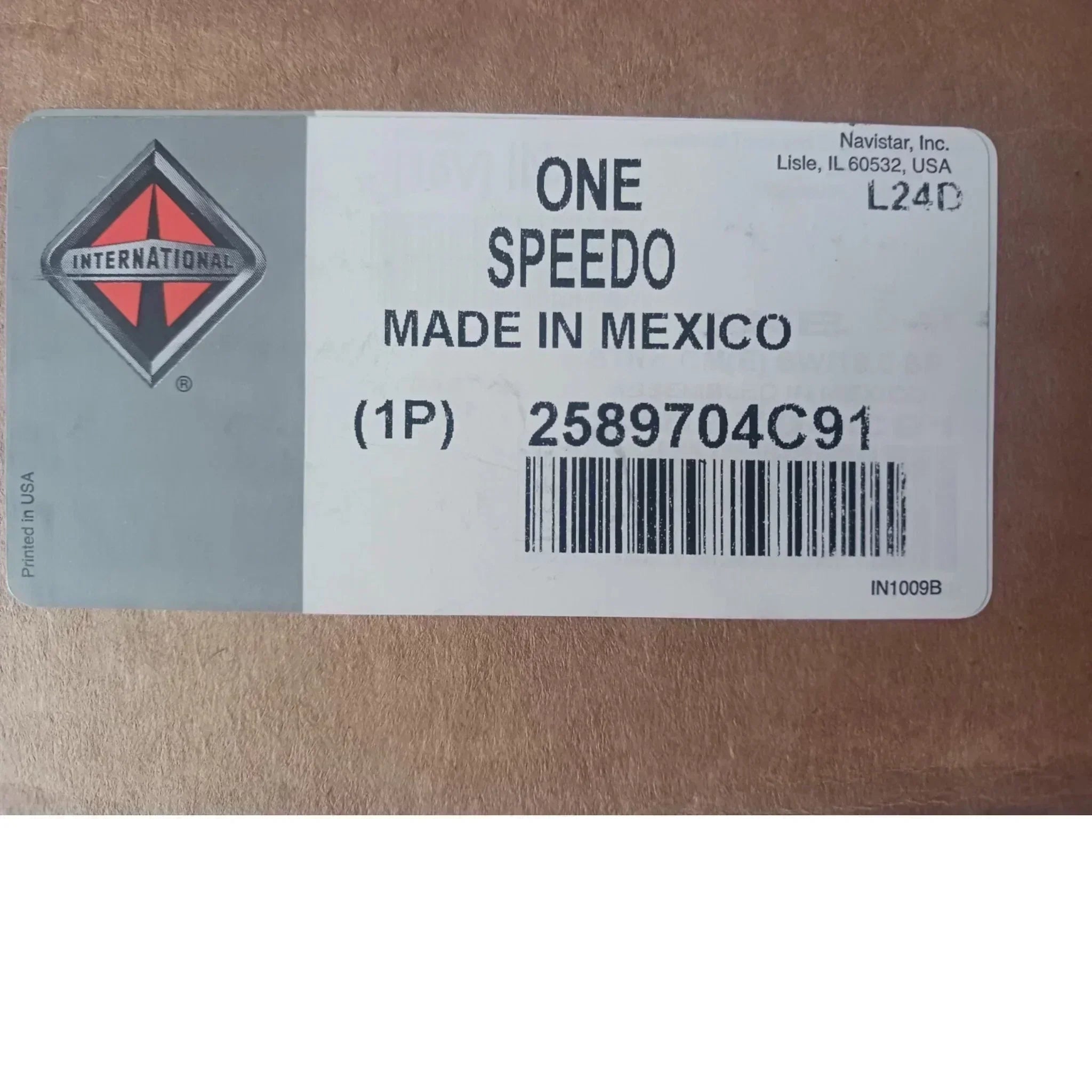 3604606F92 Genuine International Speedometer Gauge