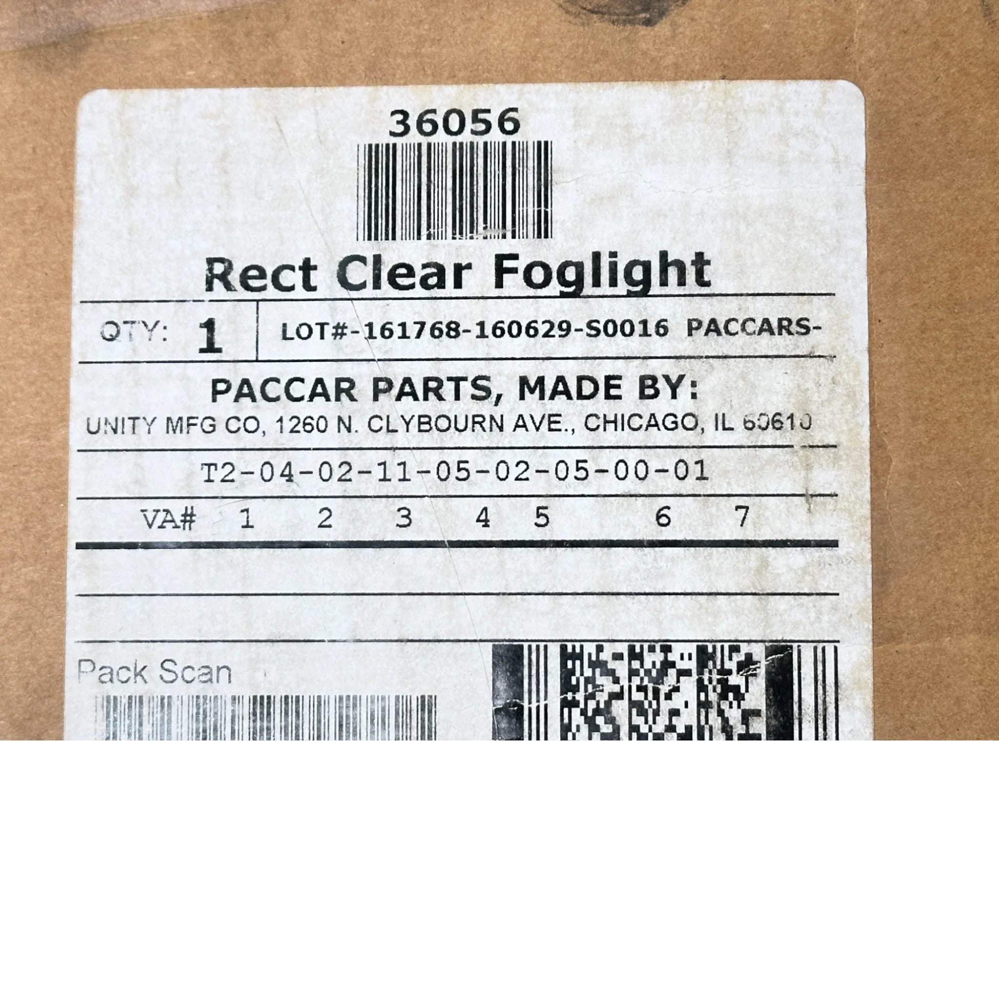 36056 Genuine Peterbilt Lamp Assembly