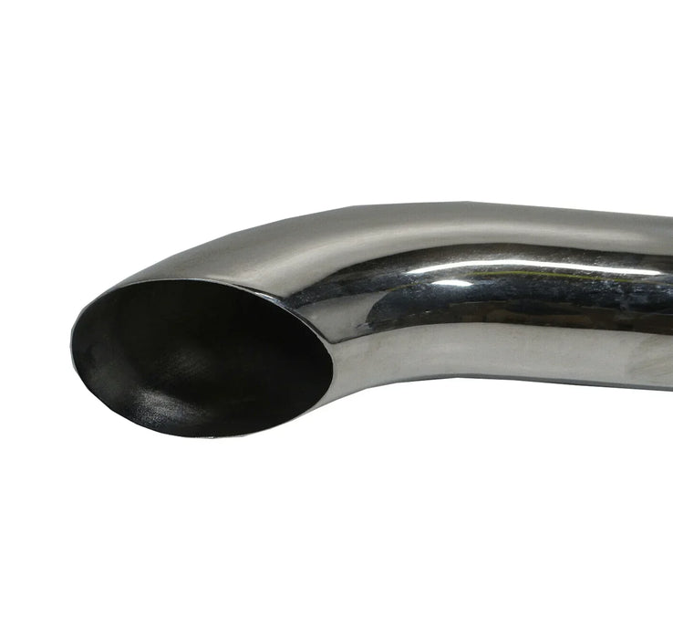 3613509C2 Genuine International Pipe Tail Turnback Chrome Finish*