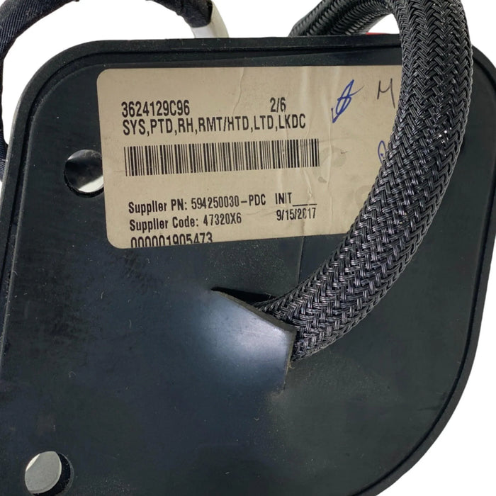 3624129C93 Genuine International Right Chrome Mirror