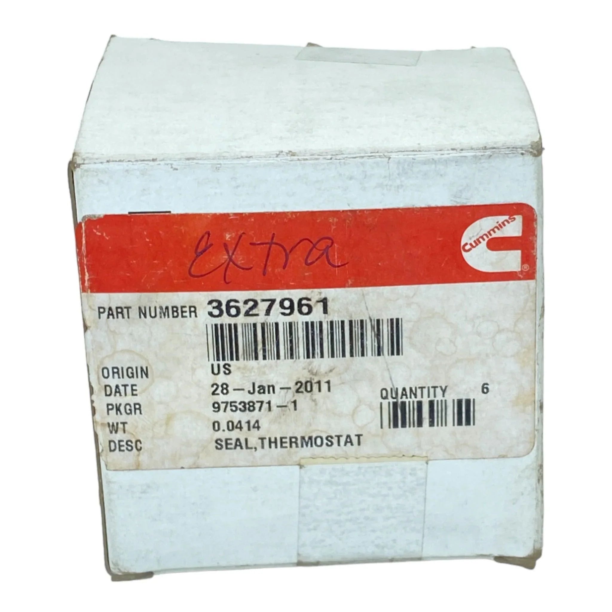 3627961 Genuine Cummins Thermostat Seal Pack Of 6