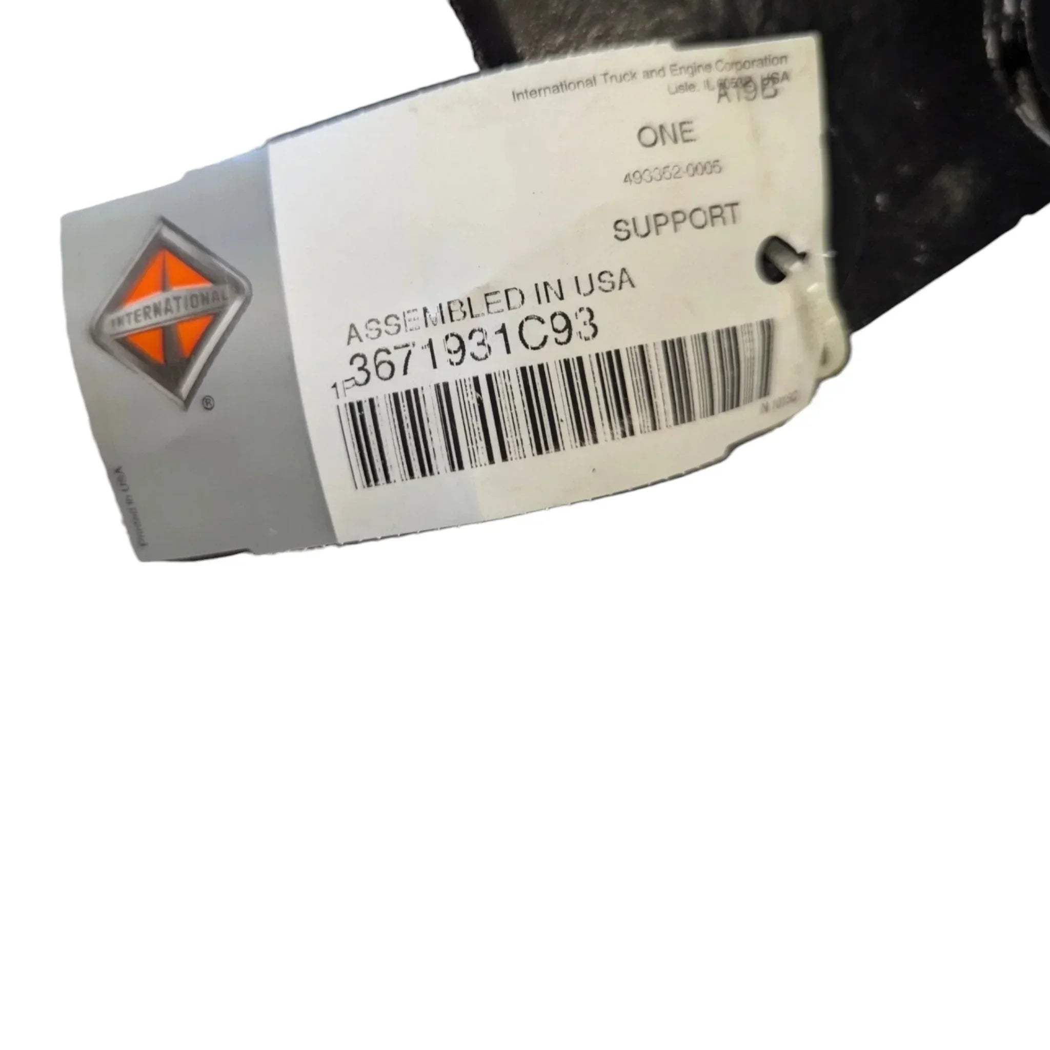 3671931C91 International Support Hood Rear Assembly