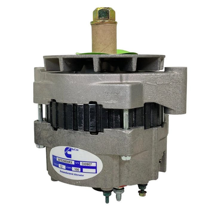 3675256Rx Genuine Cummins Alternator D/R 19Si 12V Neg 105A 3W