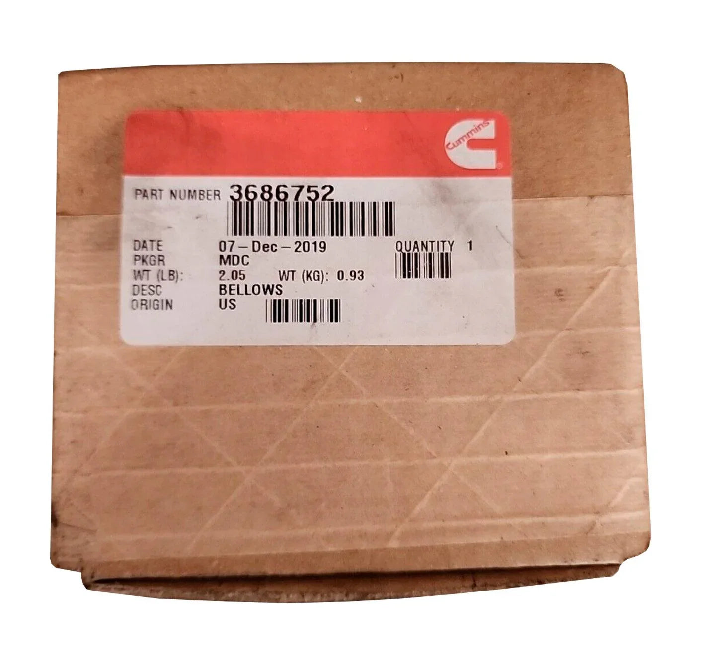 3682553 Genuine Cummins Bellow Pipe